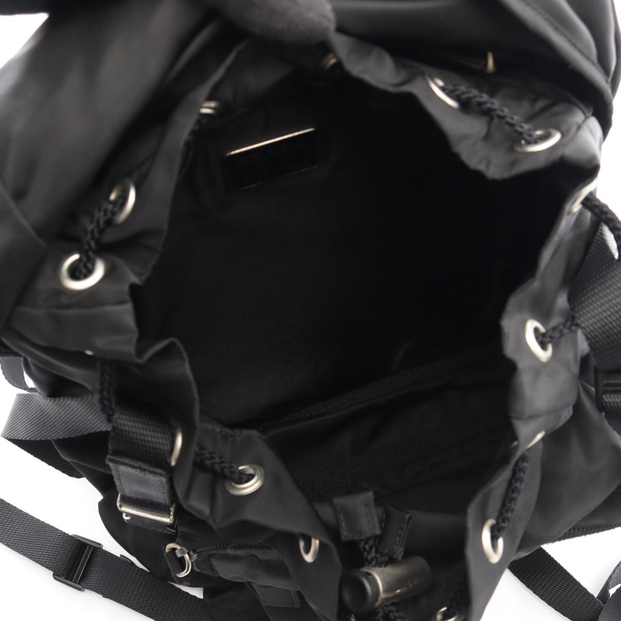 Prada Black Nylon Backpack (Pre-Owned)