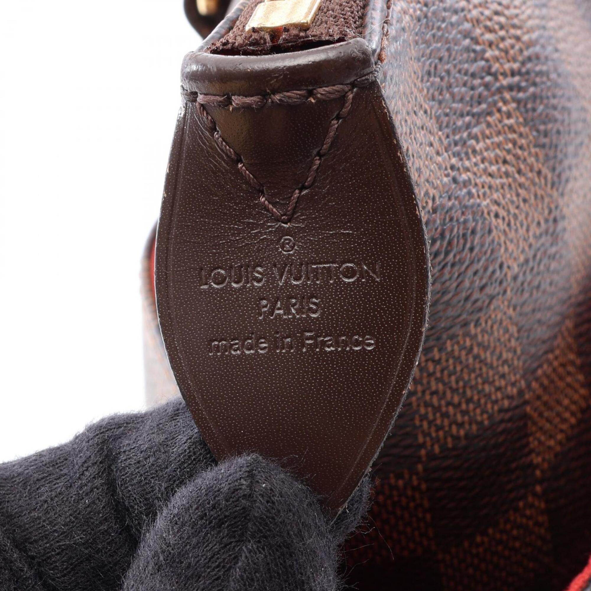 Louis Vuitton Brown Ebene Coated Canvas Pvc Damier Canvas Leather Handbag Tote Bag (Pre-Owned)