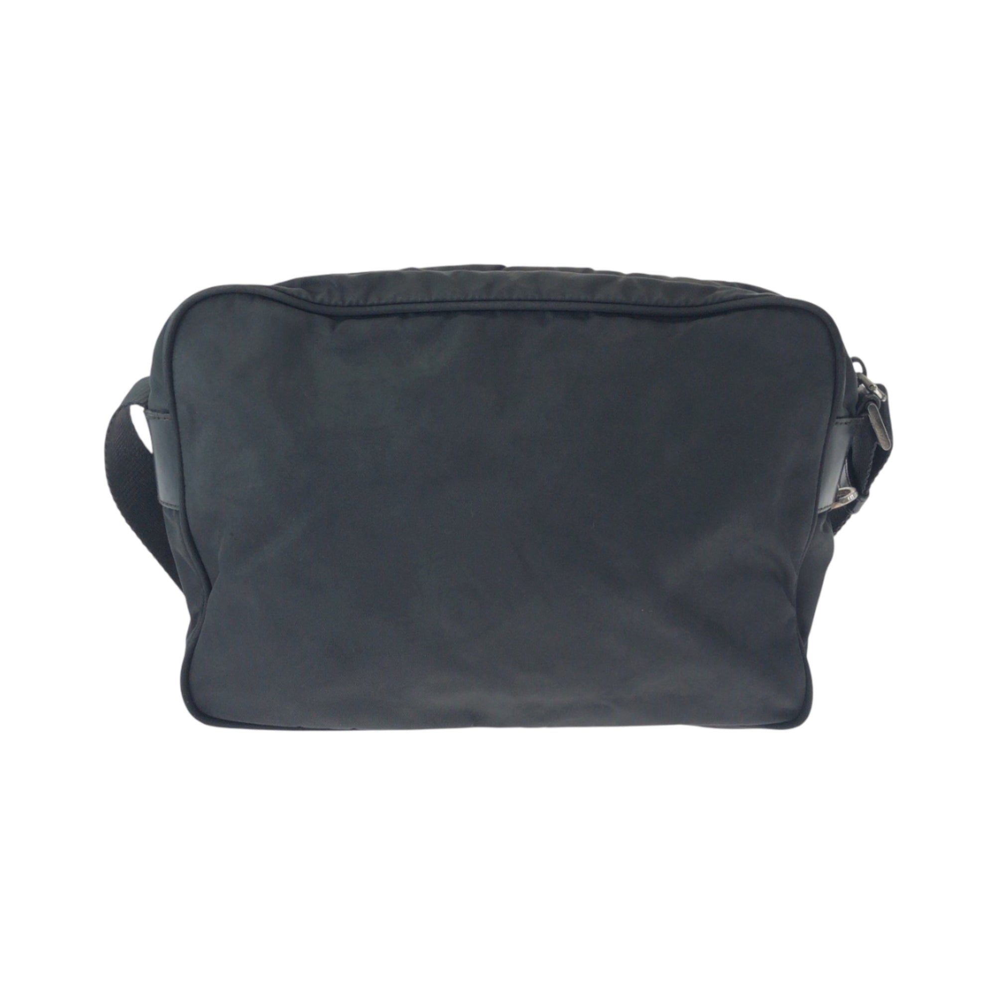 Prada Black Nylon Pochette Shoulder Bag (Pre-Owned)