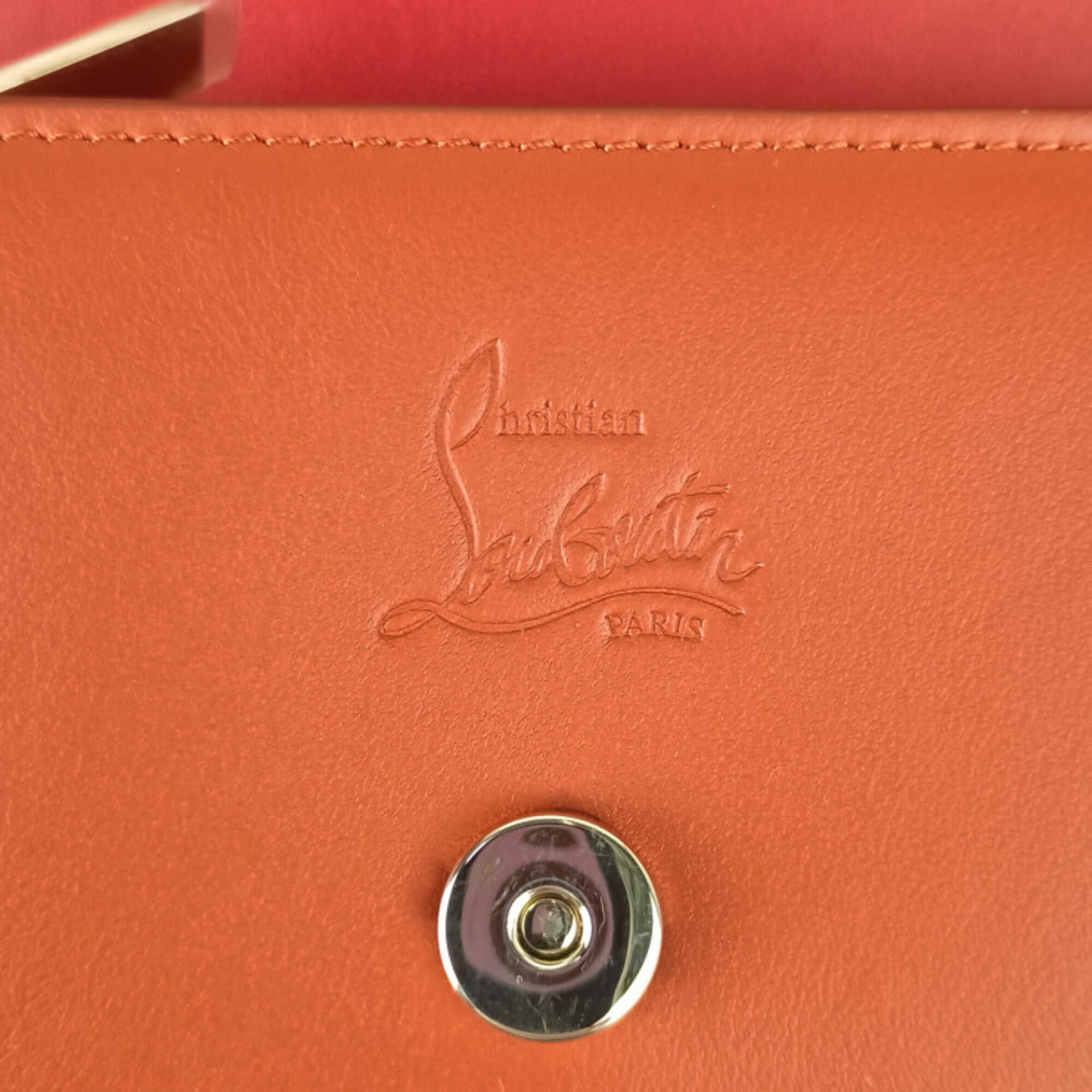 Christian Louboutin Orange Leather Shoulder Bag (Pre-Owned)