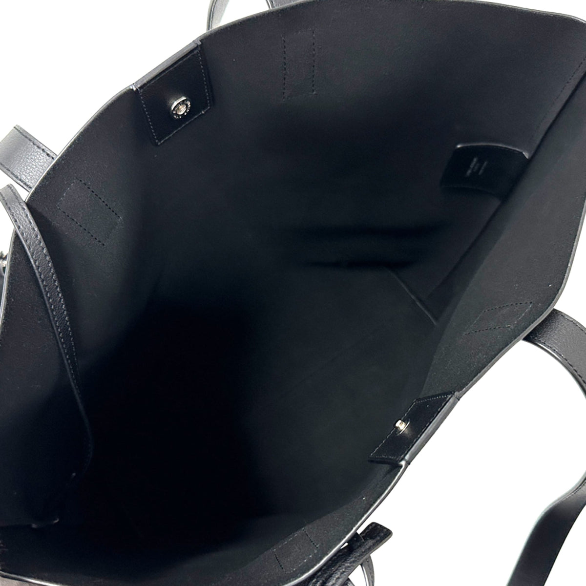 Saint Laurent Black Leather Tote Bag (Pre-Owned)