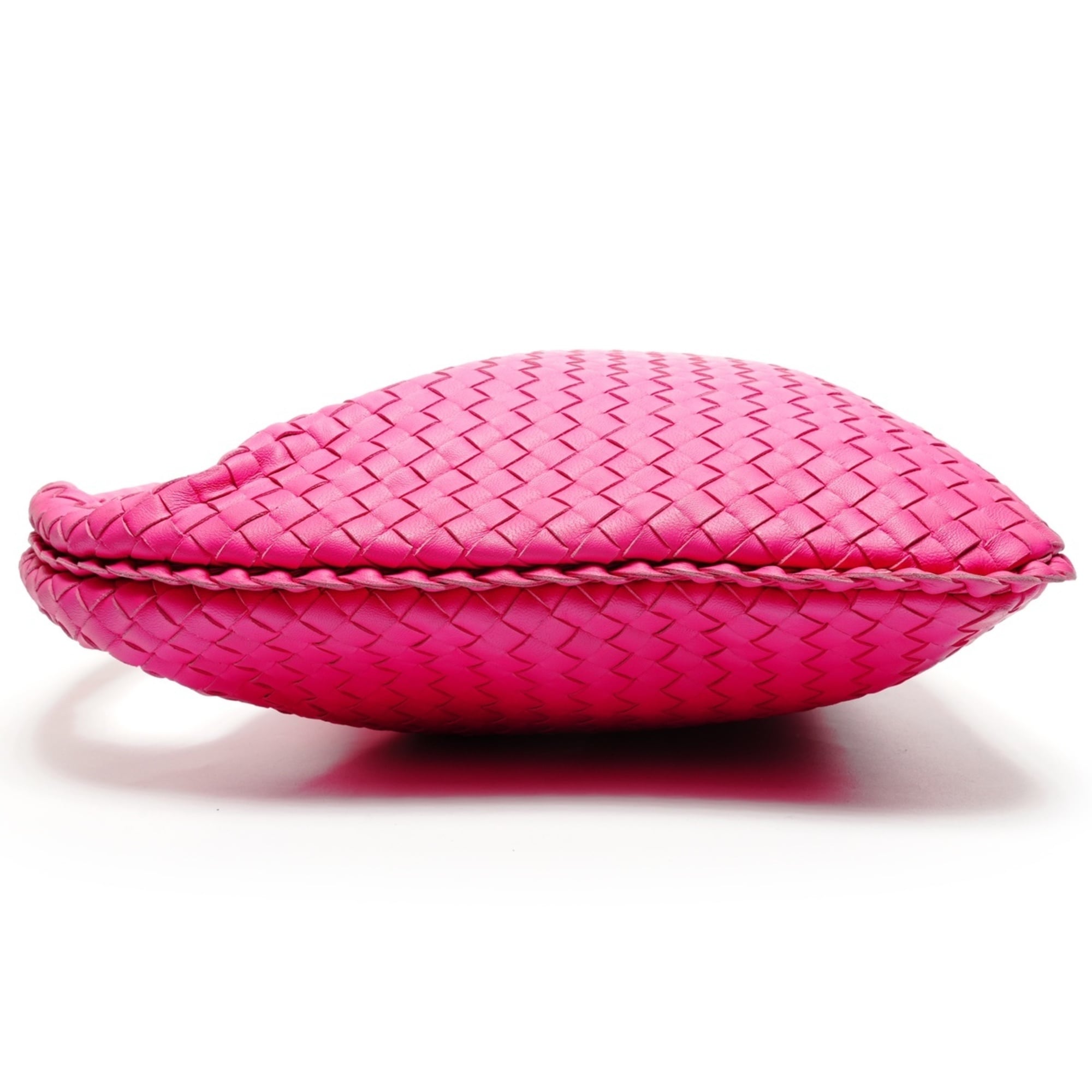 Bottega Veneta Intrecciato Pink Handbag (Pre-Owned)