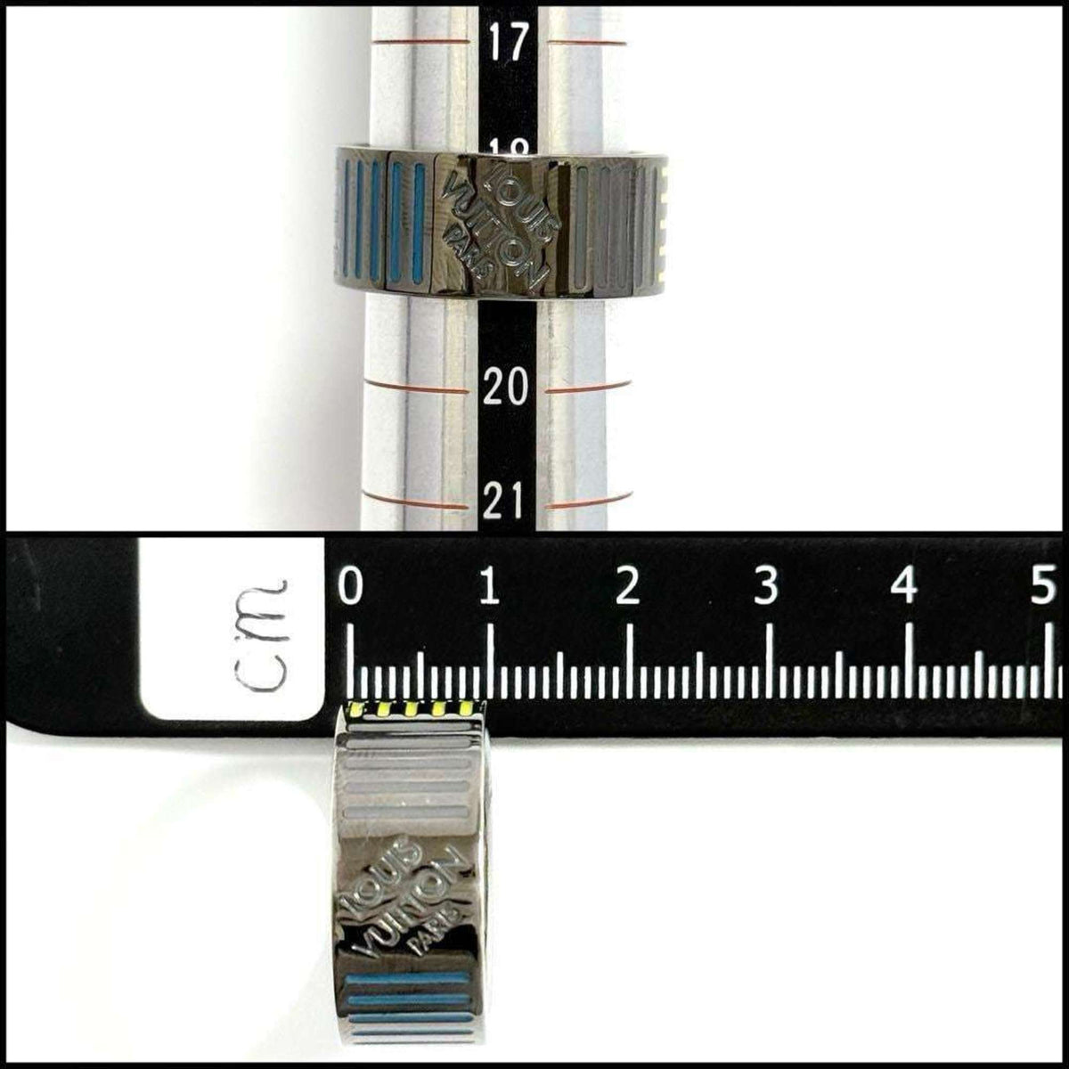 Louis Vuitton Metal Band Ring (Pre-Owned)