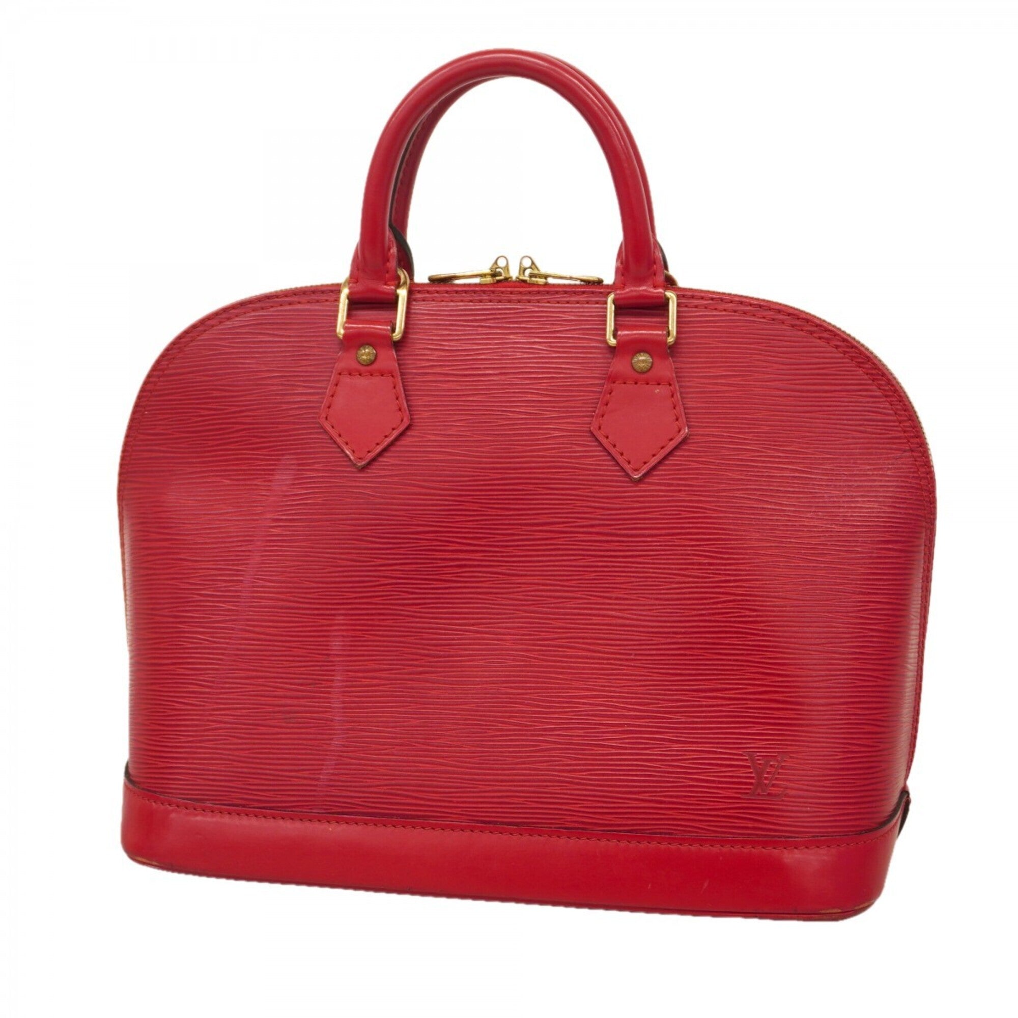 Louis Vuitton Castilian Red Handbag (Pre-Owned)