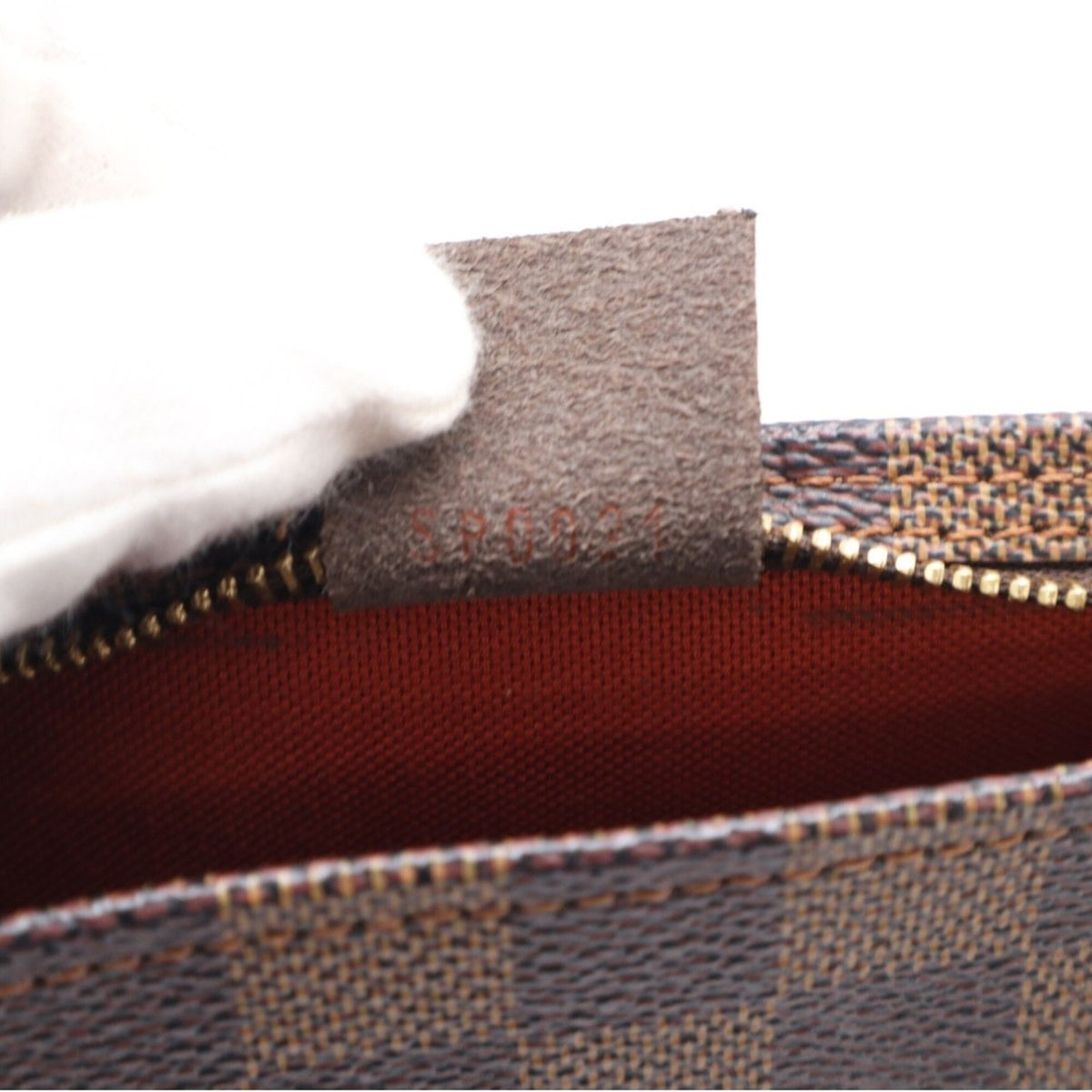 Louis Vuitton Damier Brown Coated Canvas Leather Handbag (Pre-Owned)