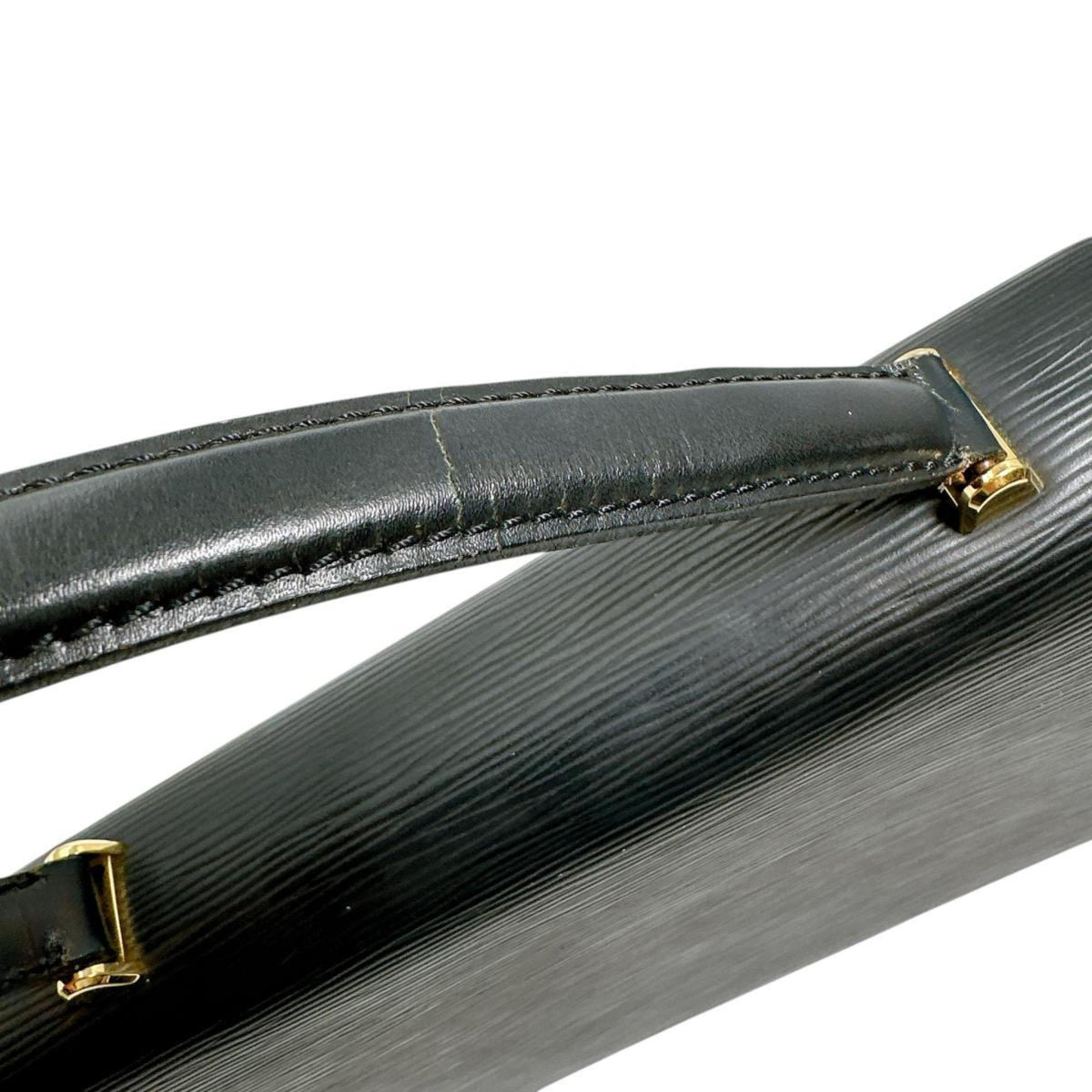 Louis Vuitton Black Epi Leather Handbag (Pre-Owned)