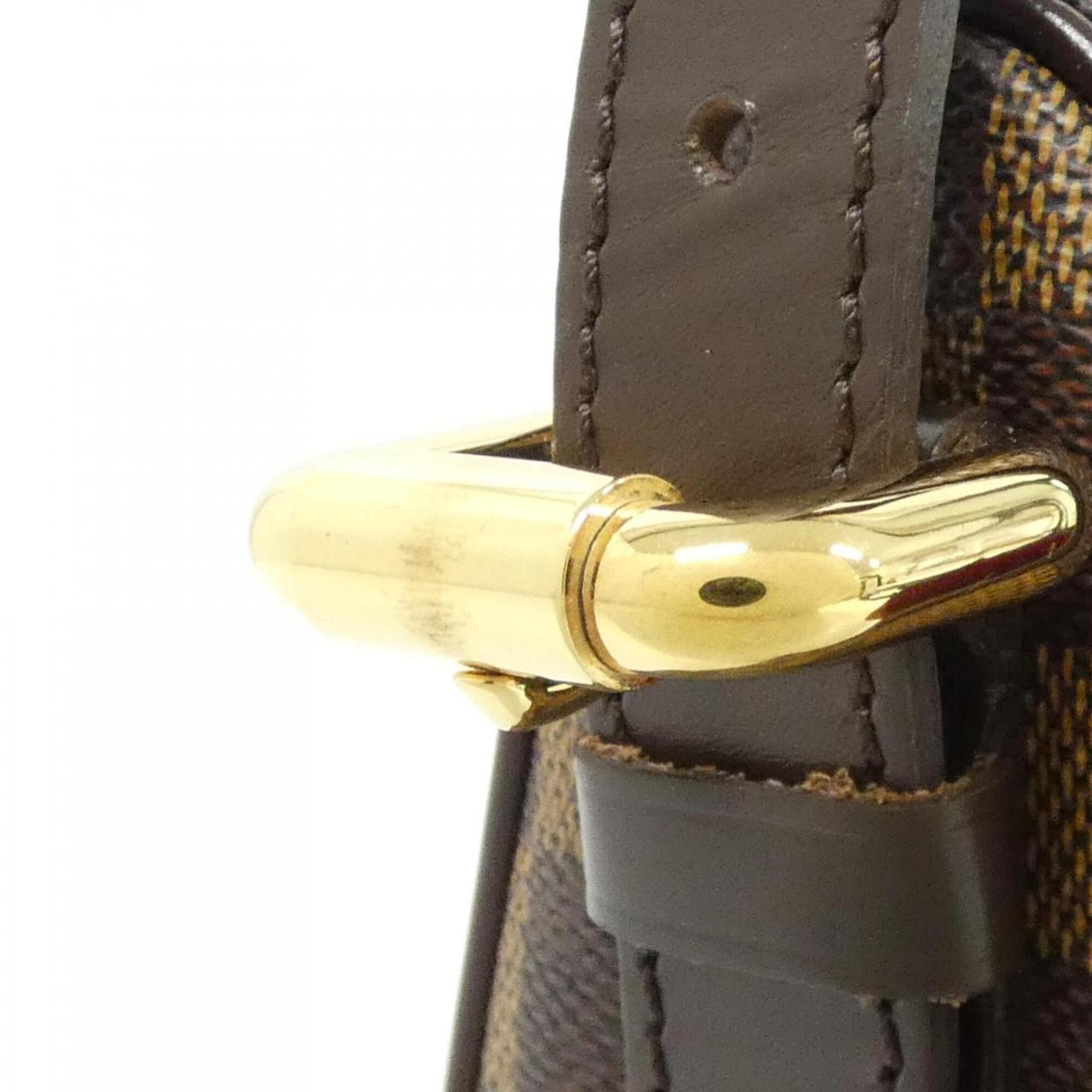 Louis Vuitton Ebene Coated Canvas Shoulder Bag (Pre-Owned)
