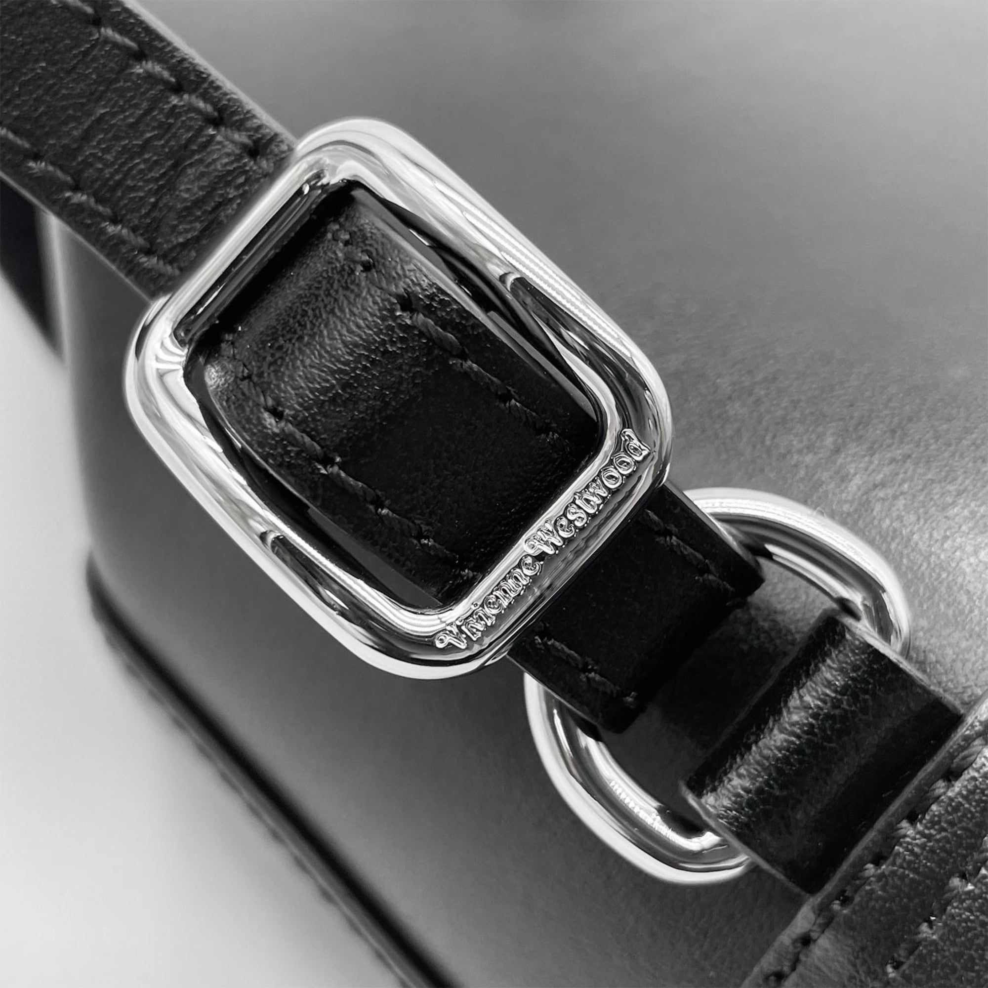 Vivienne Westwood Black Leather Backpack (Pre-Owned)