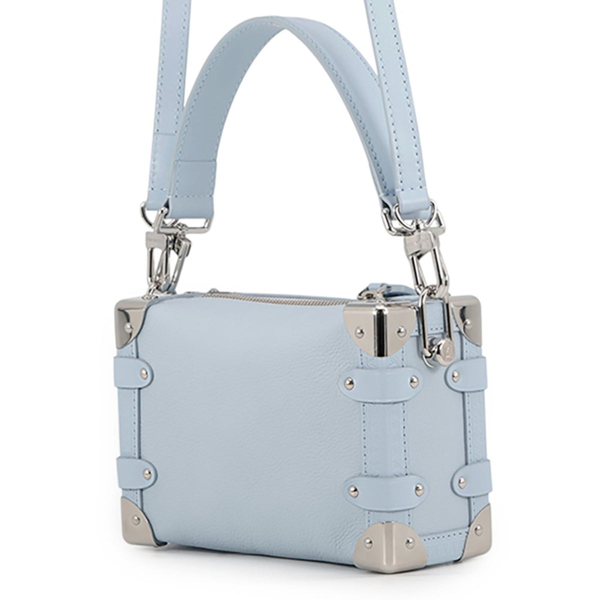 Louis Vuitton Light Blue Leather Handbag Shoulder Bag (Pre-Owned)