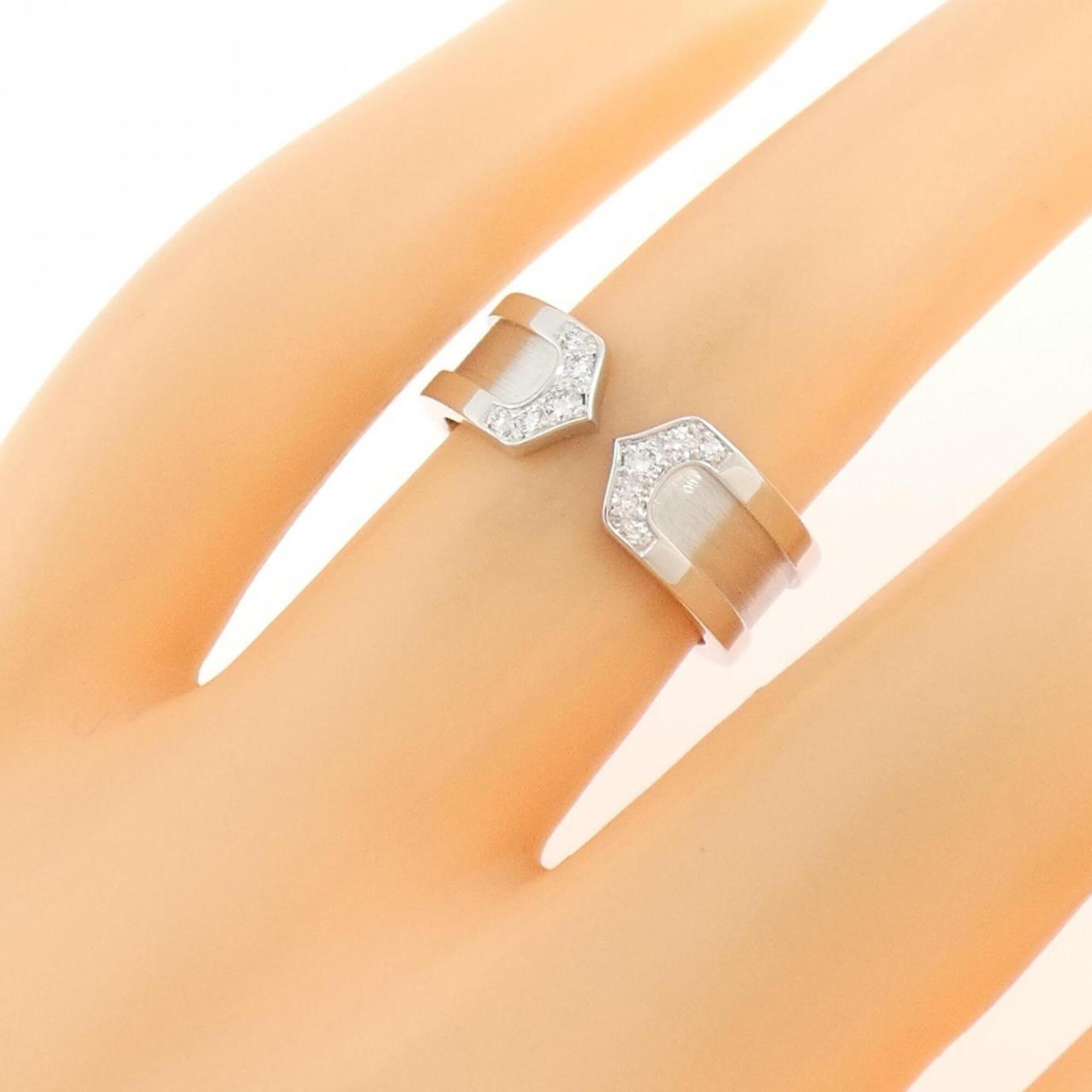 Cartier C2 White Gold (18K) Band Ring (Pre-Owned)
