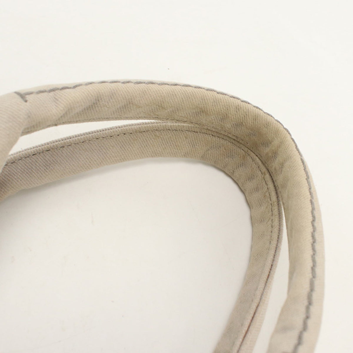 Prada Gray Canvas Tote Bag (Pre-Owned)