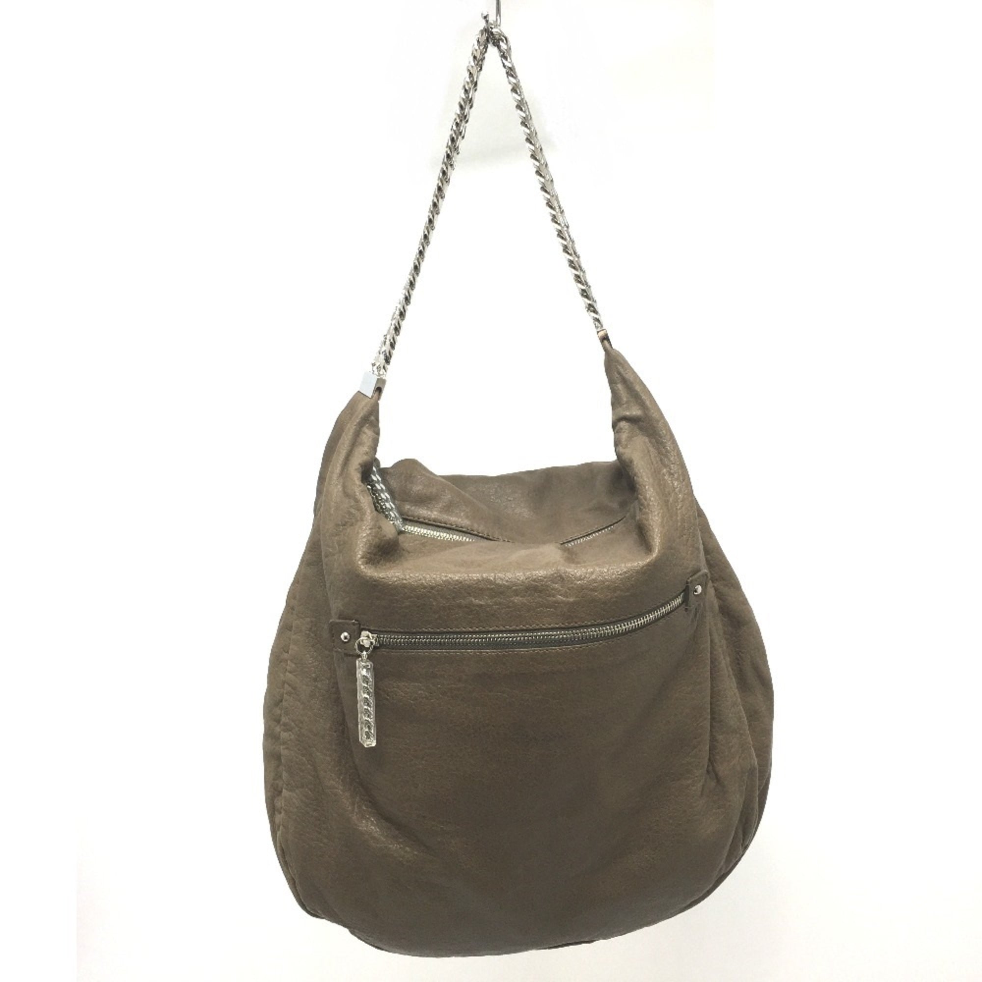 Christian Louboutin Brown Leather Shoulder Bag (Pre-Owned)