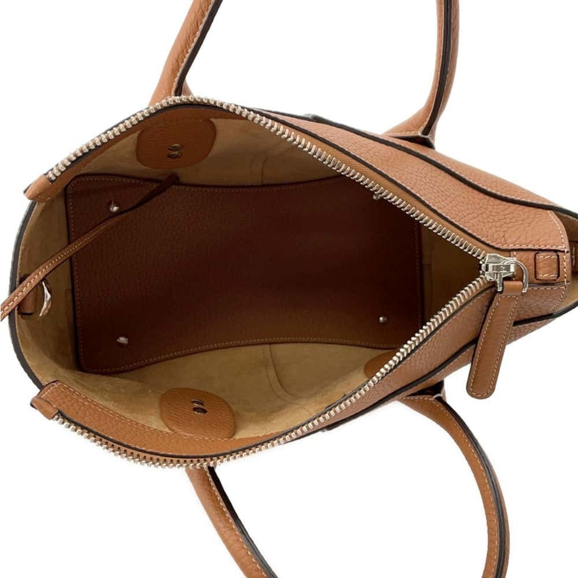 Tod's Brown Leather Handbag (Pre-Owned)