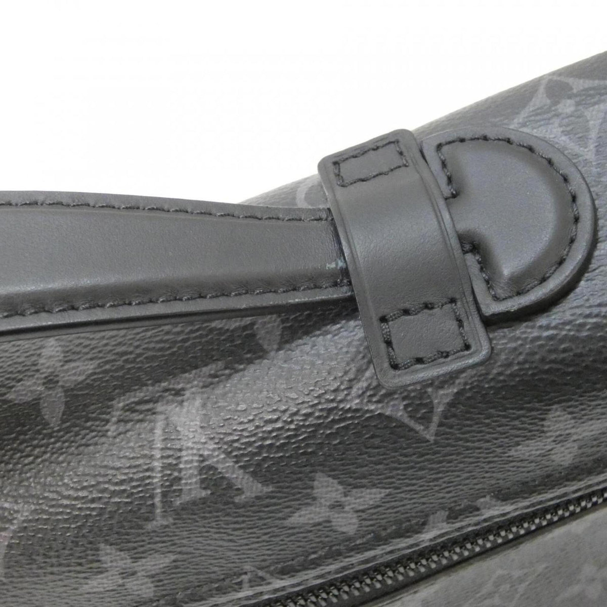 Louis Vuitton Black Coated Canvas Shoulder Bag (Pre-Owned)