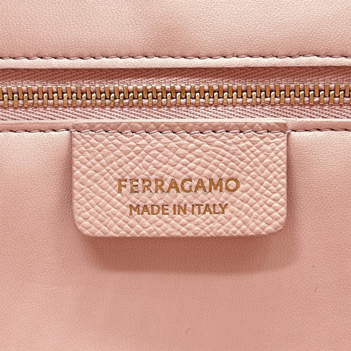 Salvatore Ferragamo Pink Leather Shoulder Bag Tote Bag (Pre-Owned)