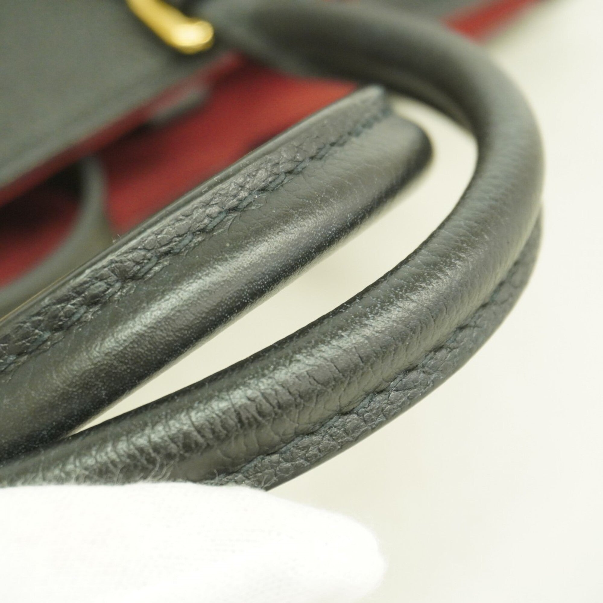 Louis Vuitton Beige Black Tote Bag (Pre-Owned)