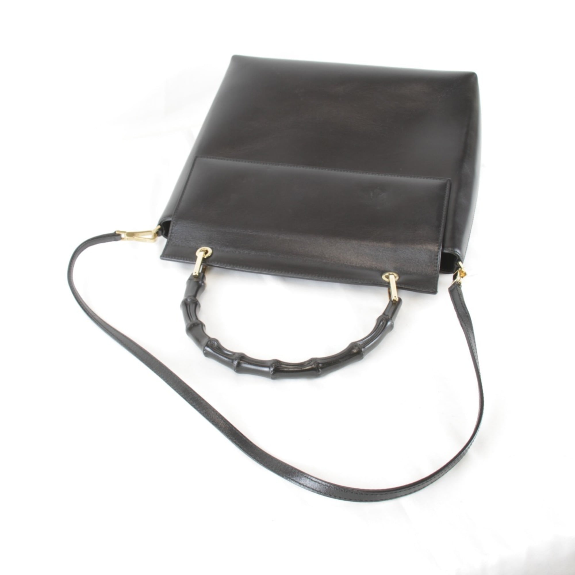 Gucci Black Leather Shoulder Bag (Pre-Owned)