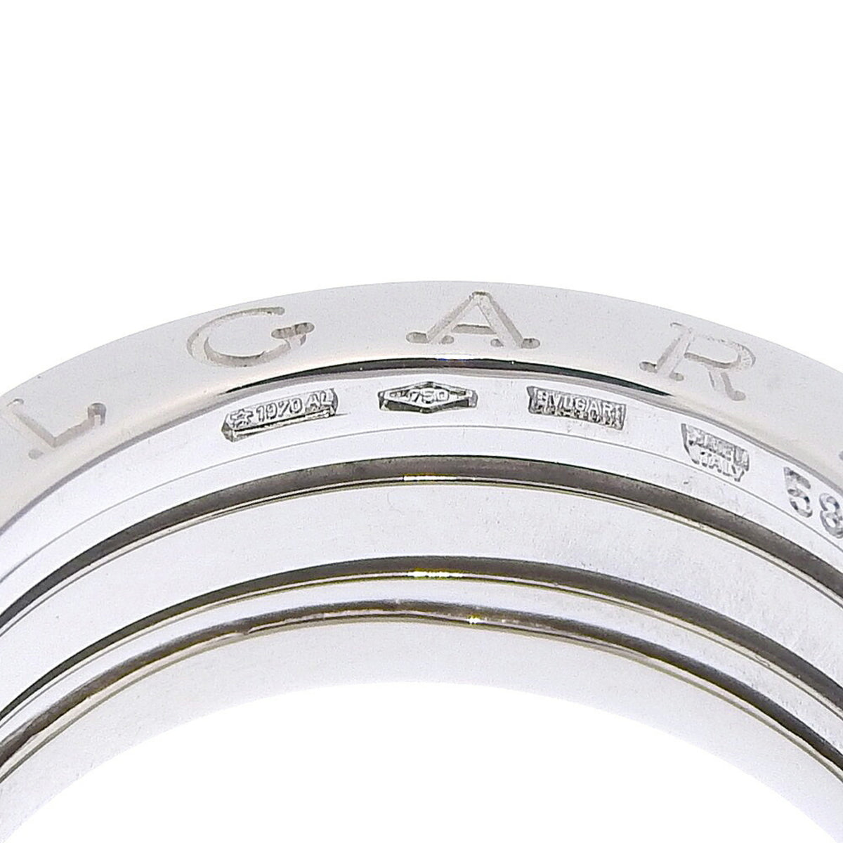 Bvlgari White Gold White Gold (18K) Band Ring (Pre-Owned)