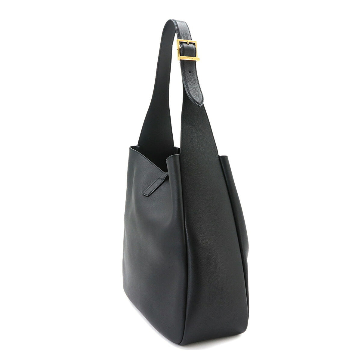 Saint Laurent Black Leather Handbag Shoulder Bag (Pre-Owned)