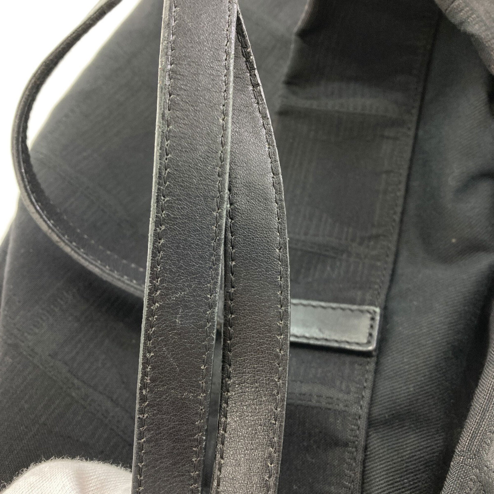 Chanel Black Nylon Jacquard Tote Bag (Pre-Owned)