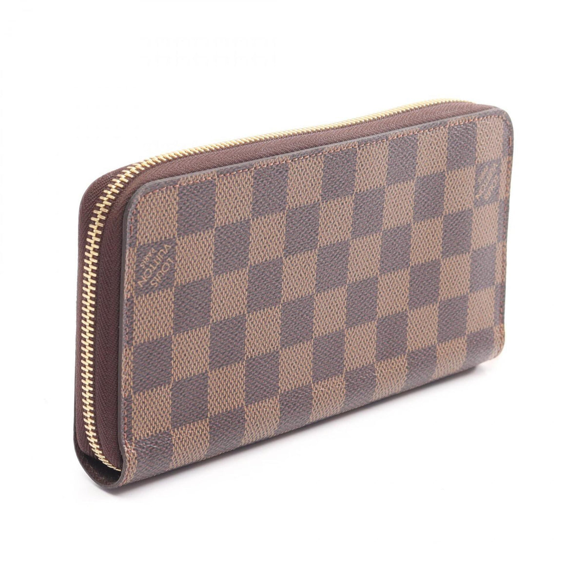 Louis Vuitton Brown Pvc Damier Canvas Long Wallet (Bi-Fold) (Pre-Owned)