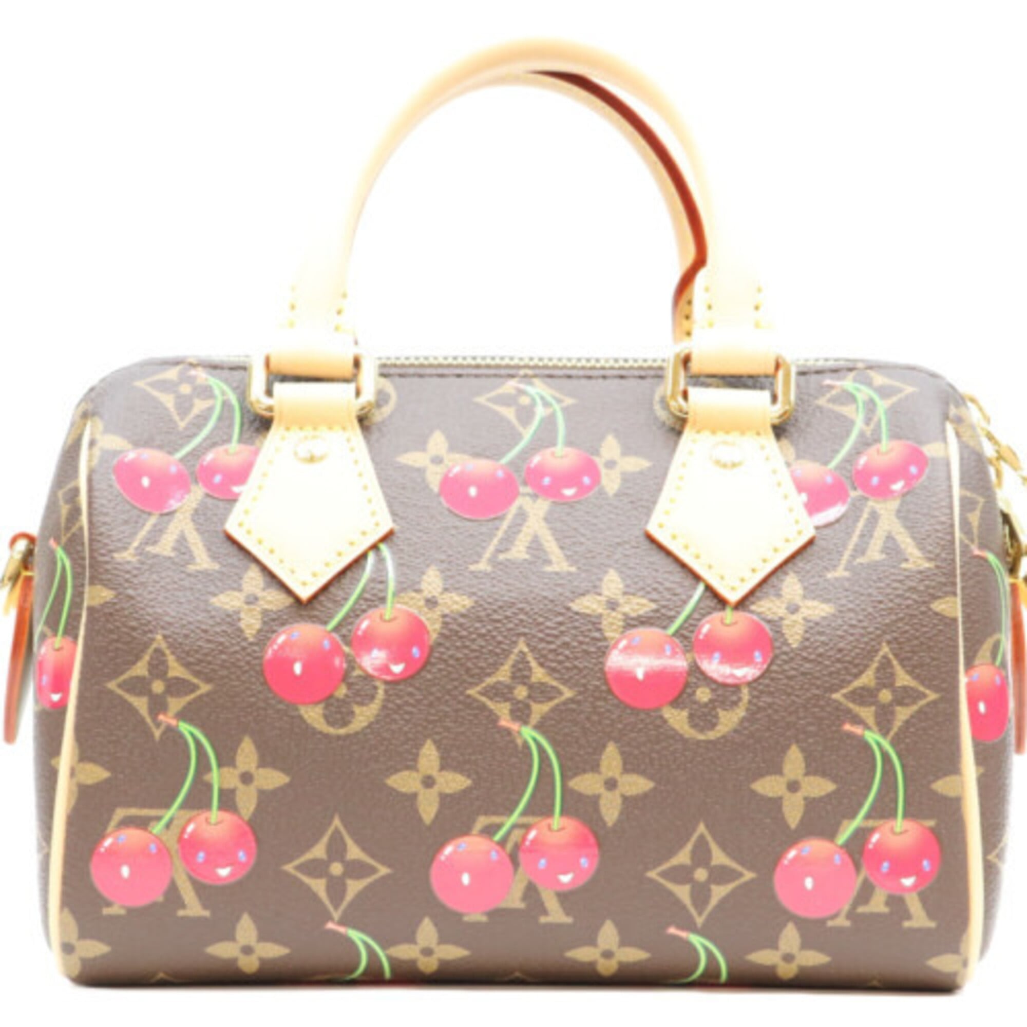 Louis Vuitton Brown Monogram Cherry Blossom Shoulder Bag (Pre-Owned)