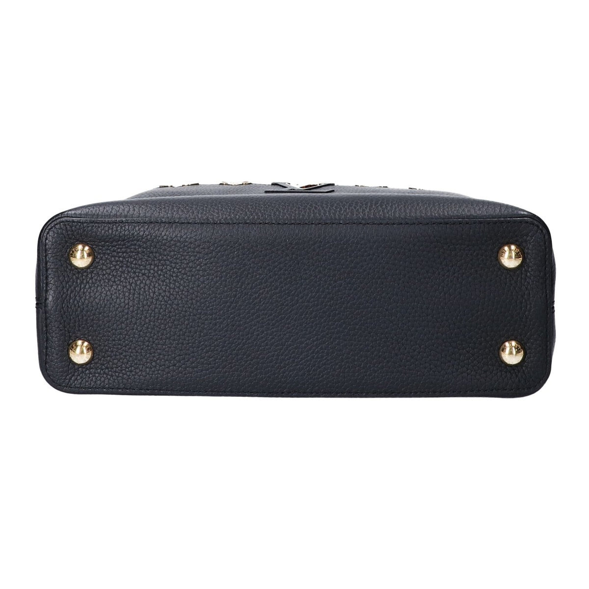 Louis Vuitton Black Leather Handbag (Pre-Owned)