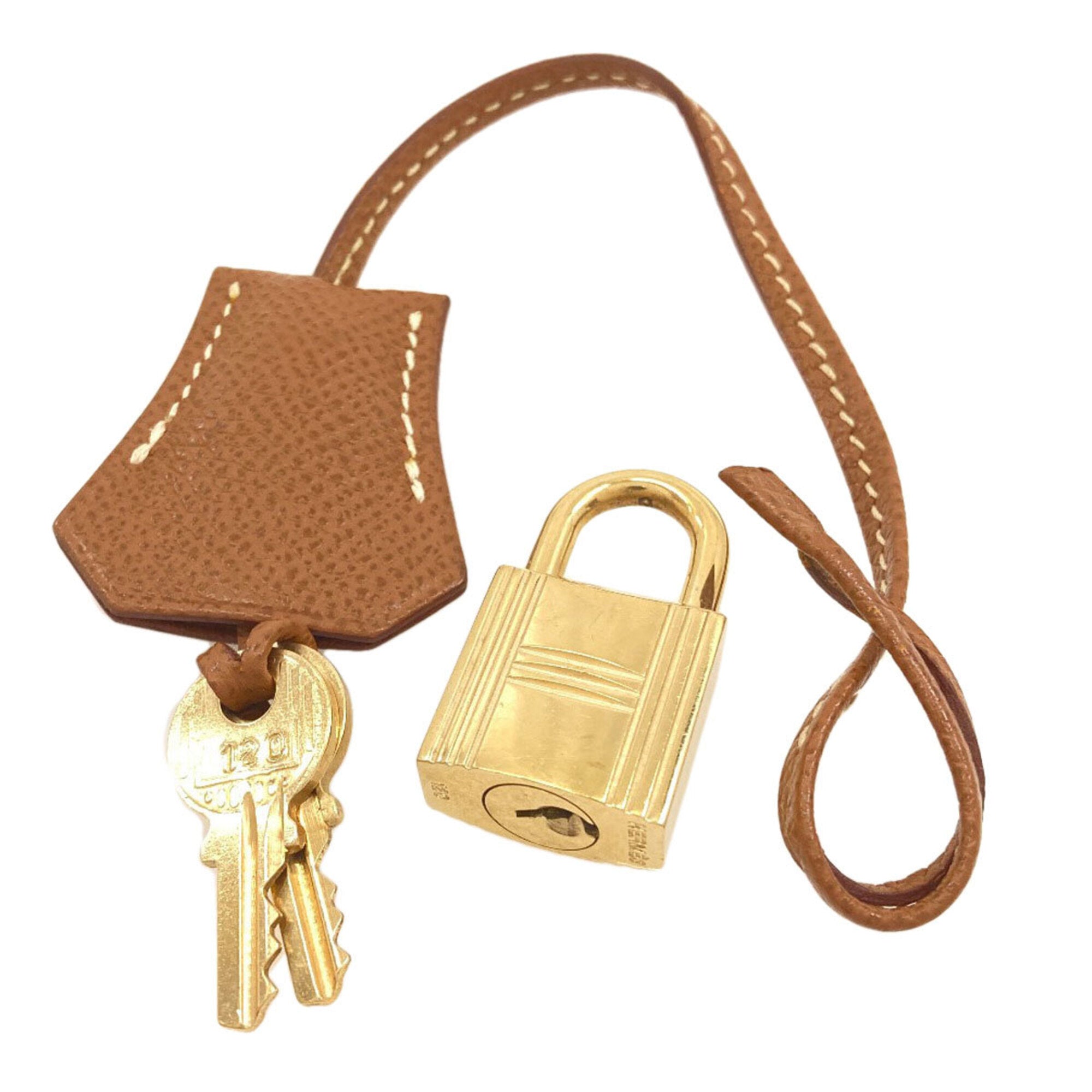 Hermes Gold Epsom Leather Handbag (Pre-Owned)