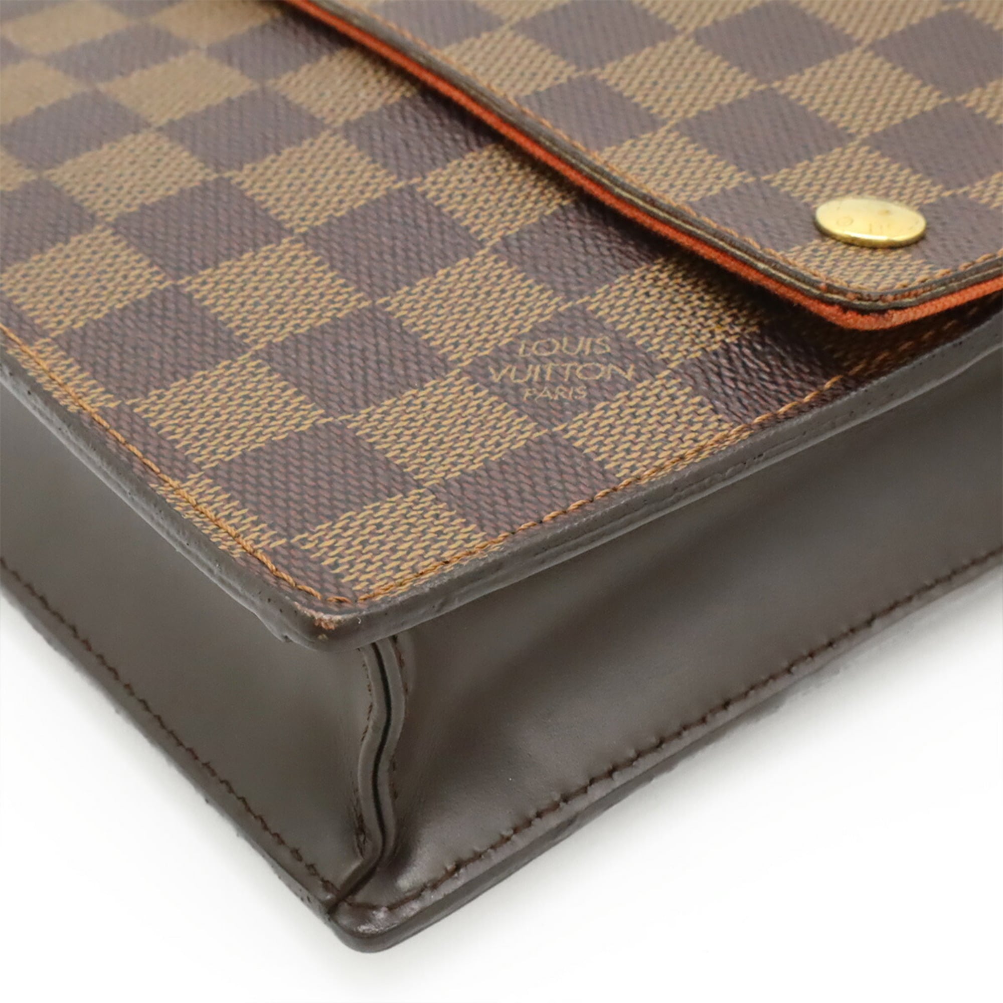 Louis Vuitton Damier Brown Pvc Leather Shoulder Bag (Pre-Owned)
