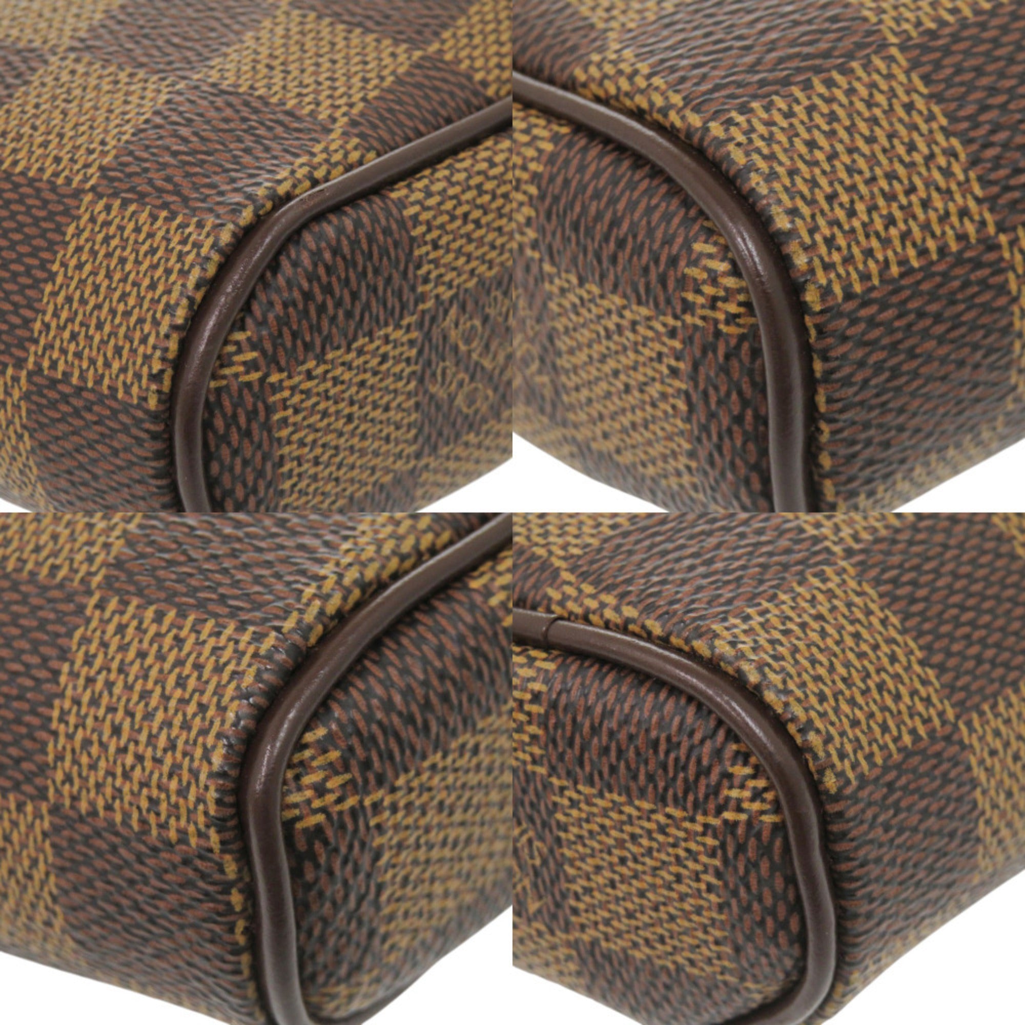 Louis Vuitton Brown Damier Canvas Pochette Shoulder Bag (Pre-Owned)