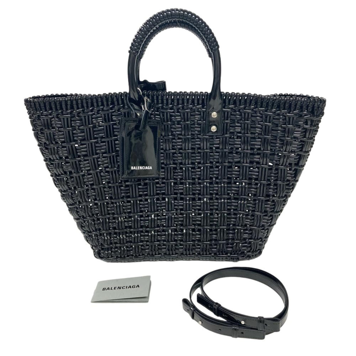 Balenciaga Black Basket Tote Bag (Pre-Owned)