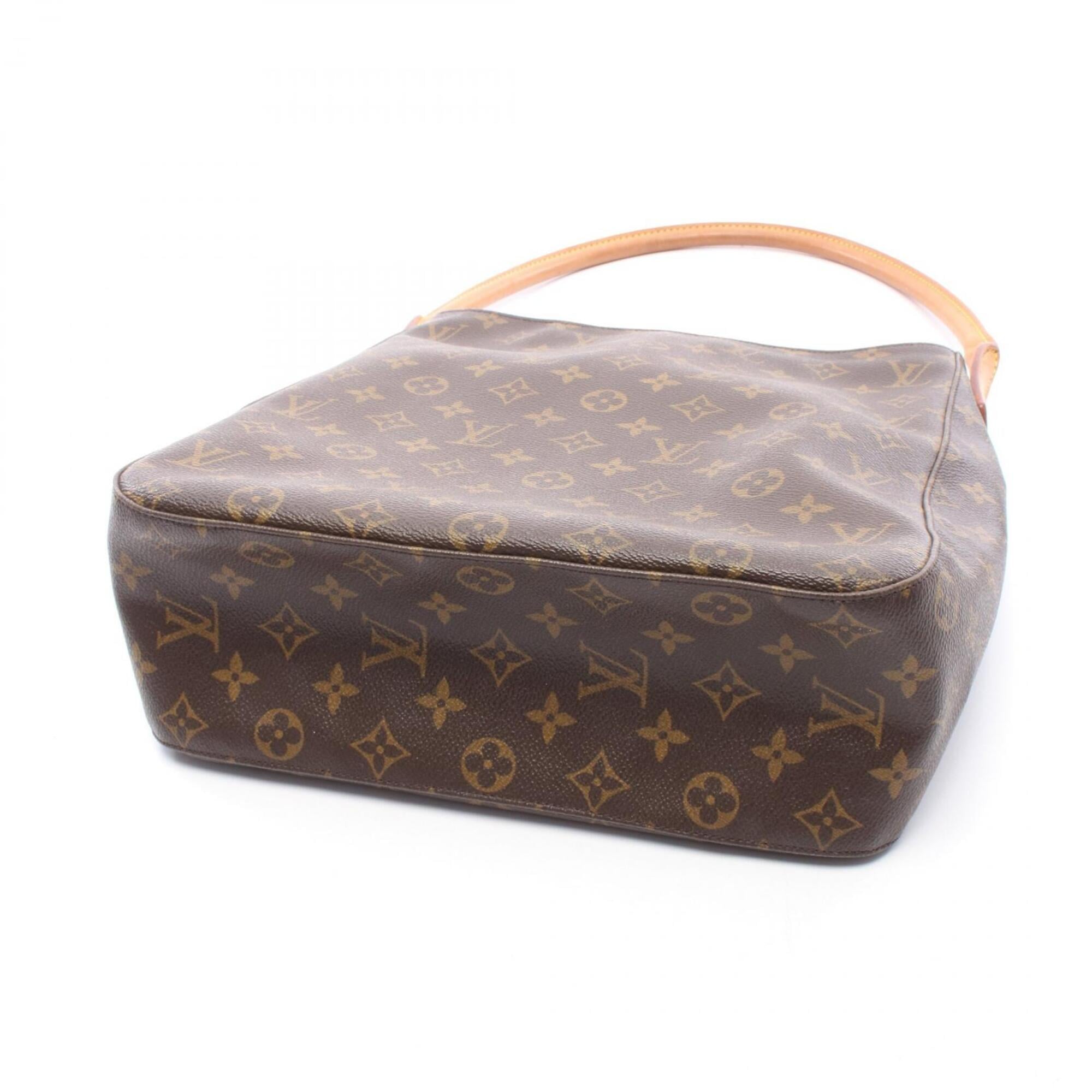 Louis Vuitton Brown Coated Canvas Monogram Pvc Leather Handbag Shoulder Bag (Pre-Owned)