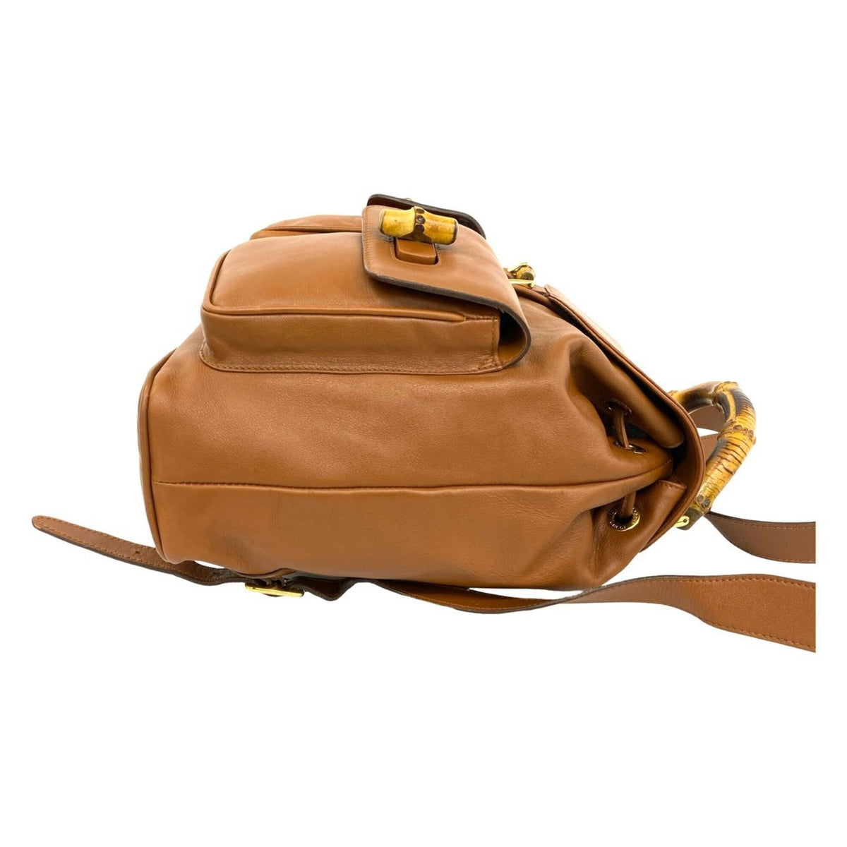Gucci Brown Leather Backpack (Pre-Owned)
