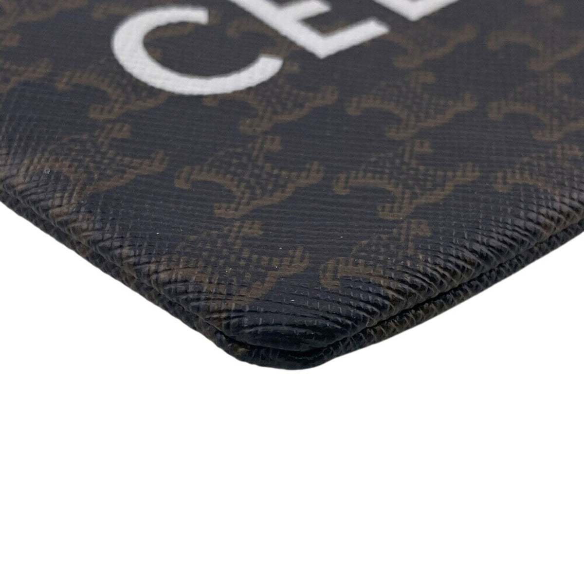 Celine Black Brown Pvc Coin Purse/Coin Case (Pre-Owned)