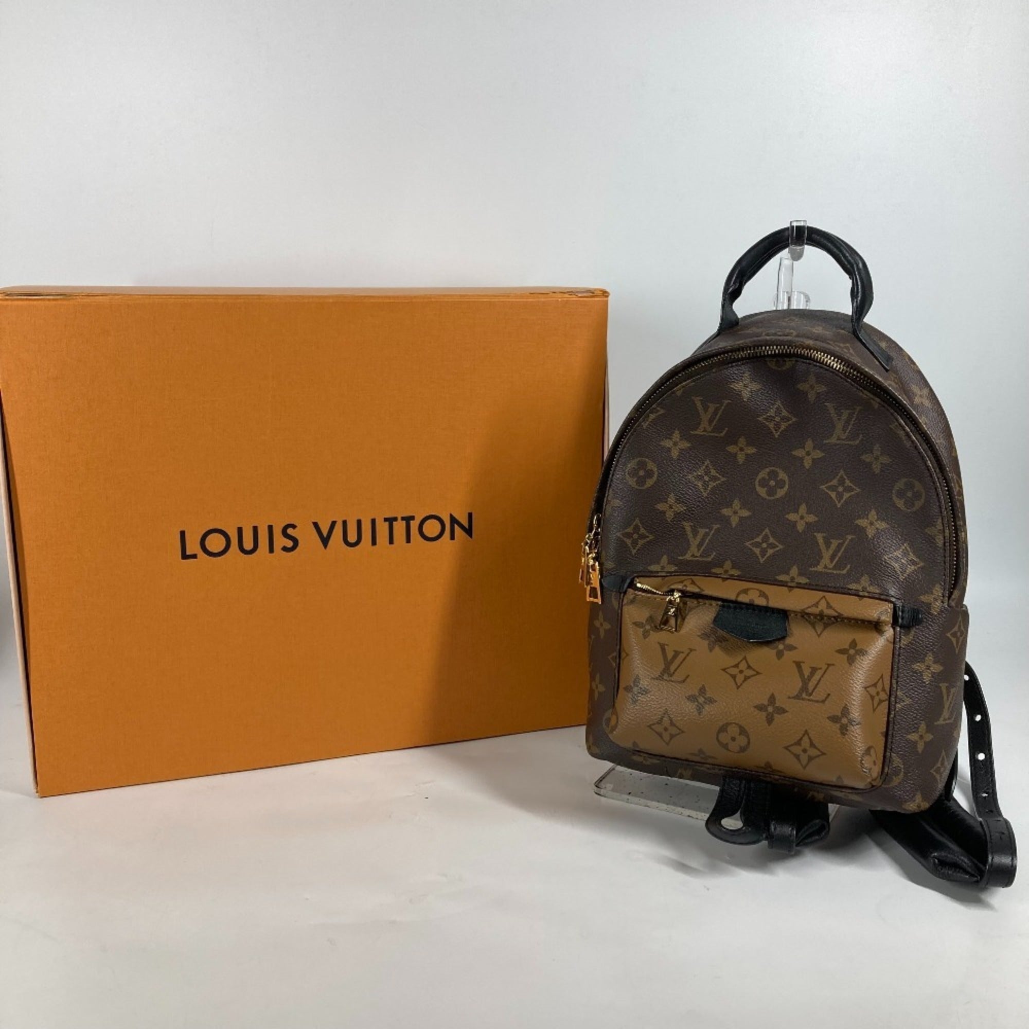 Louis Vuitton Beige Brown Monogram Reverse Backpack (Pre-Owned)
