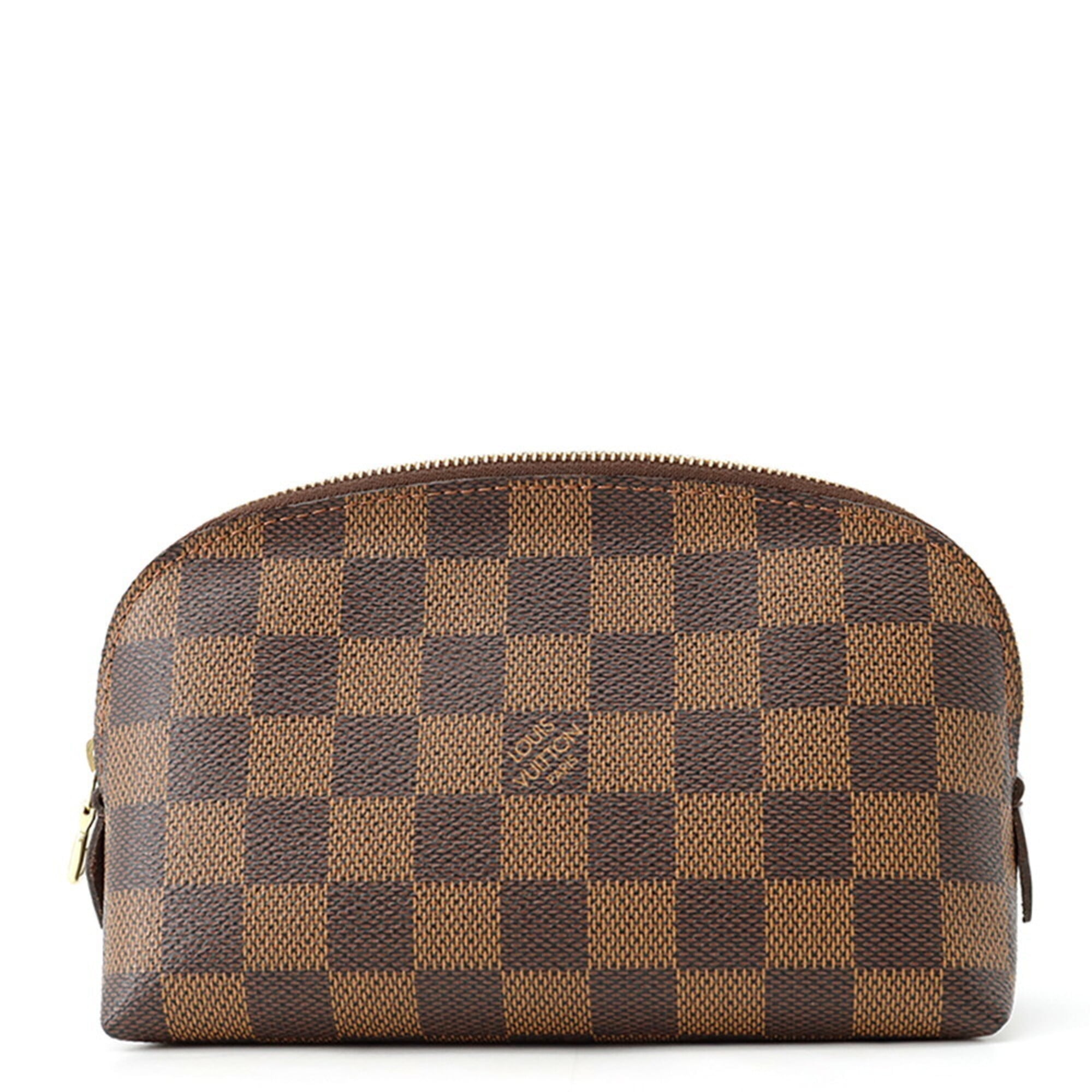 Louis Vuitton Damier Damier Canvas Ebene Red Color Handbag Pochette (Pre-Owned)