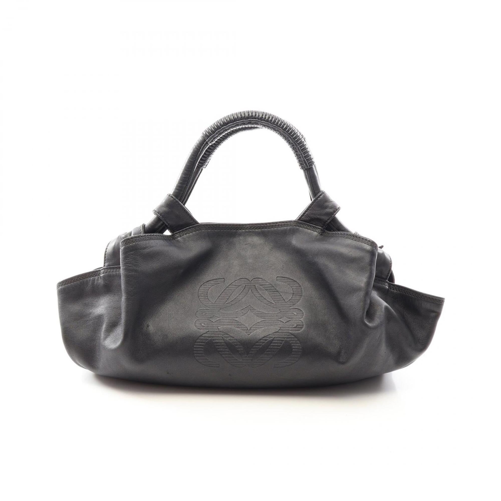 Loewe Black Leather Handbag (Pre-Owned)