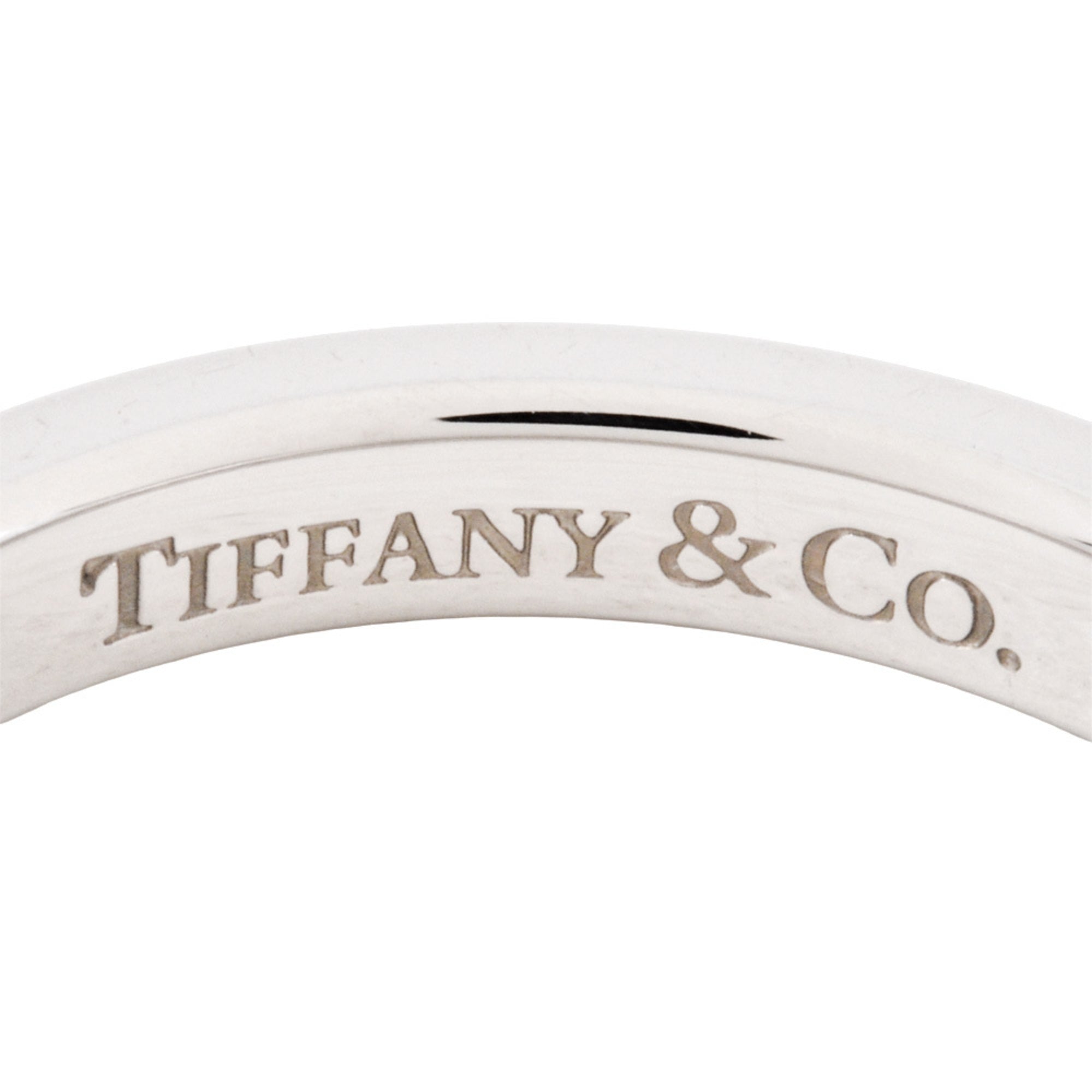 Tiffany Stacking Platinum 950 Band Ring (Pre-Owned)