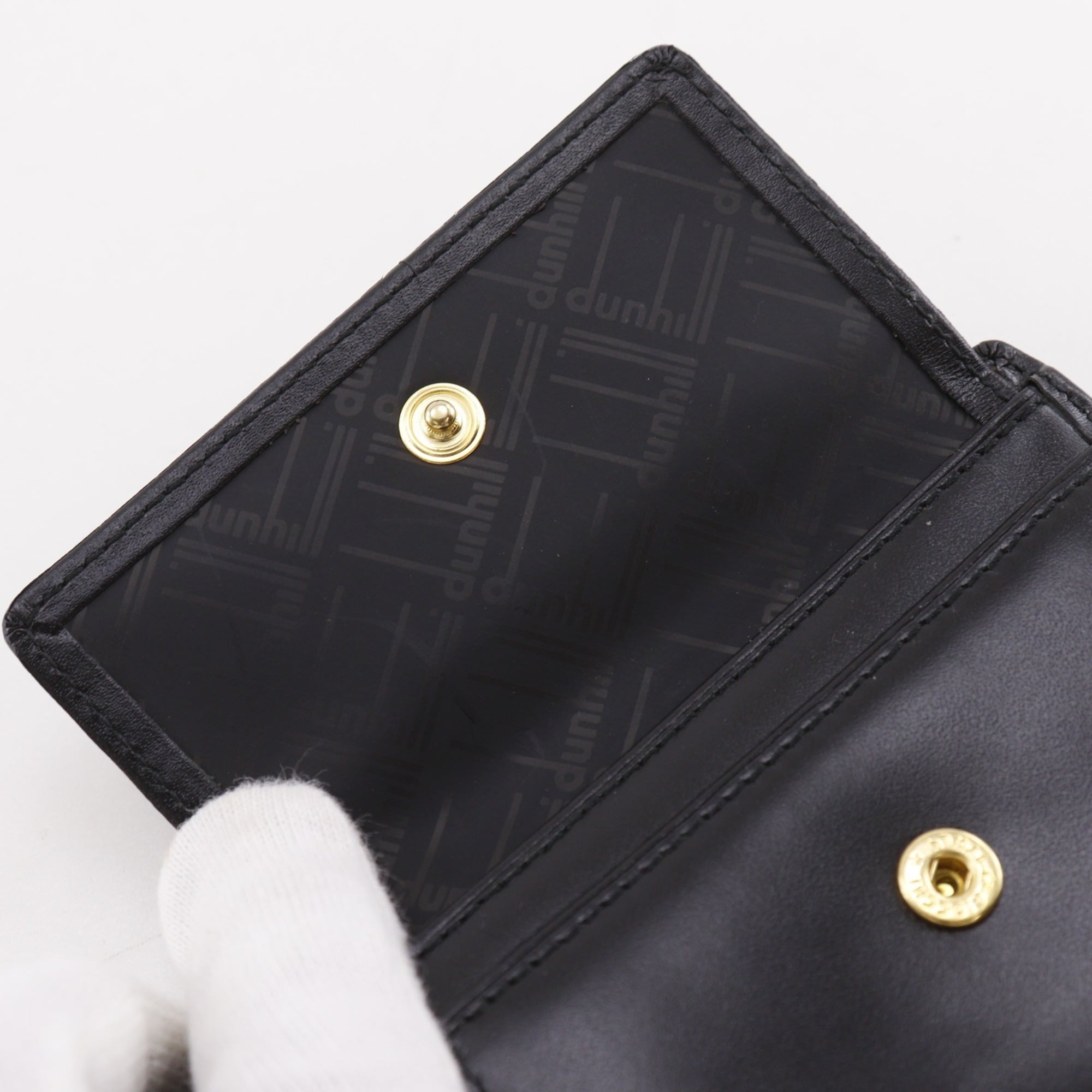 Dunhill Black Leather Wallet (Bi-Fold) (Pre-Owned)