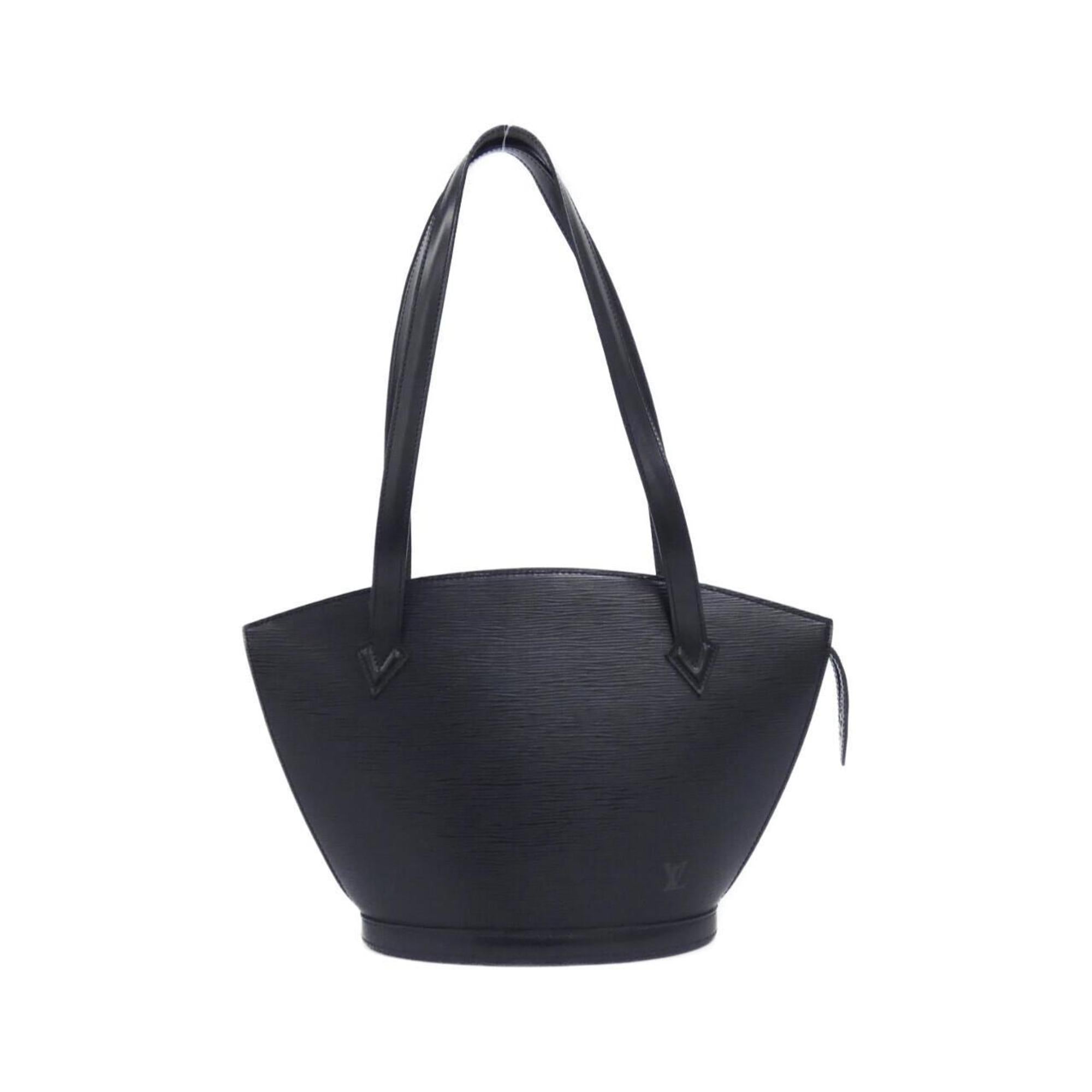 Louis Vuitton Black Leather Shoulder Bag (Pre-Owned)