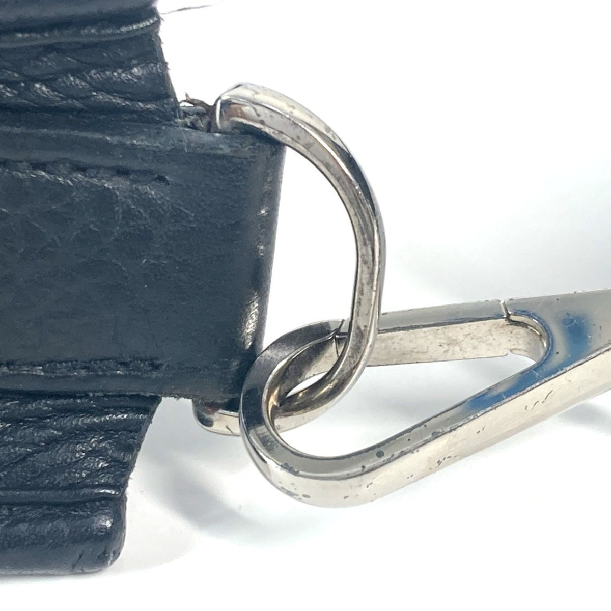 Hermes Black Taurillon Clemence Leather Shoulder Bag (Pre-Owned)