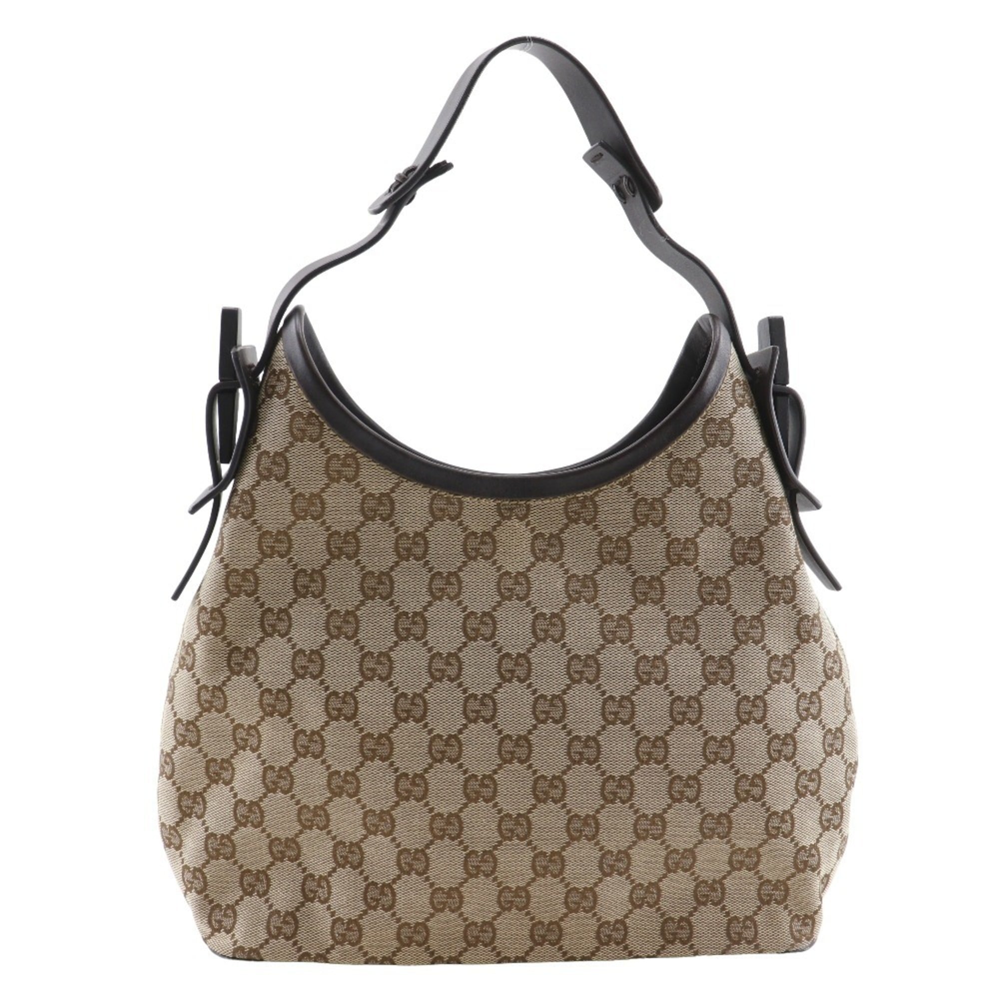 Gucci Brown Gg Canvas Shoulder Bag (Pre-Owned)