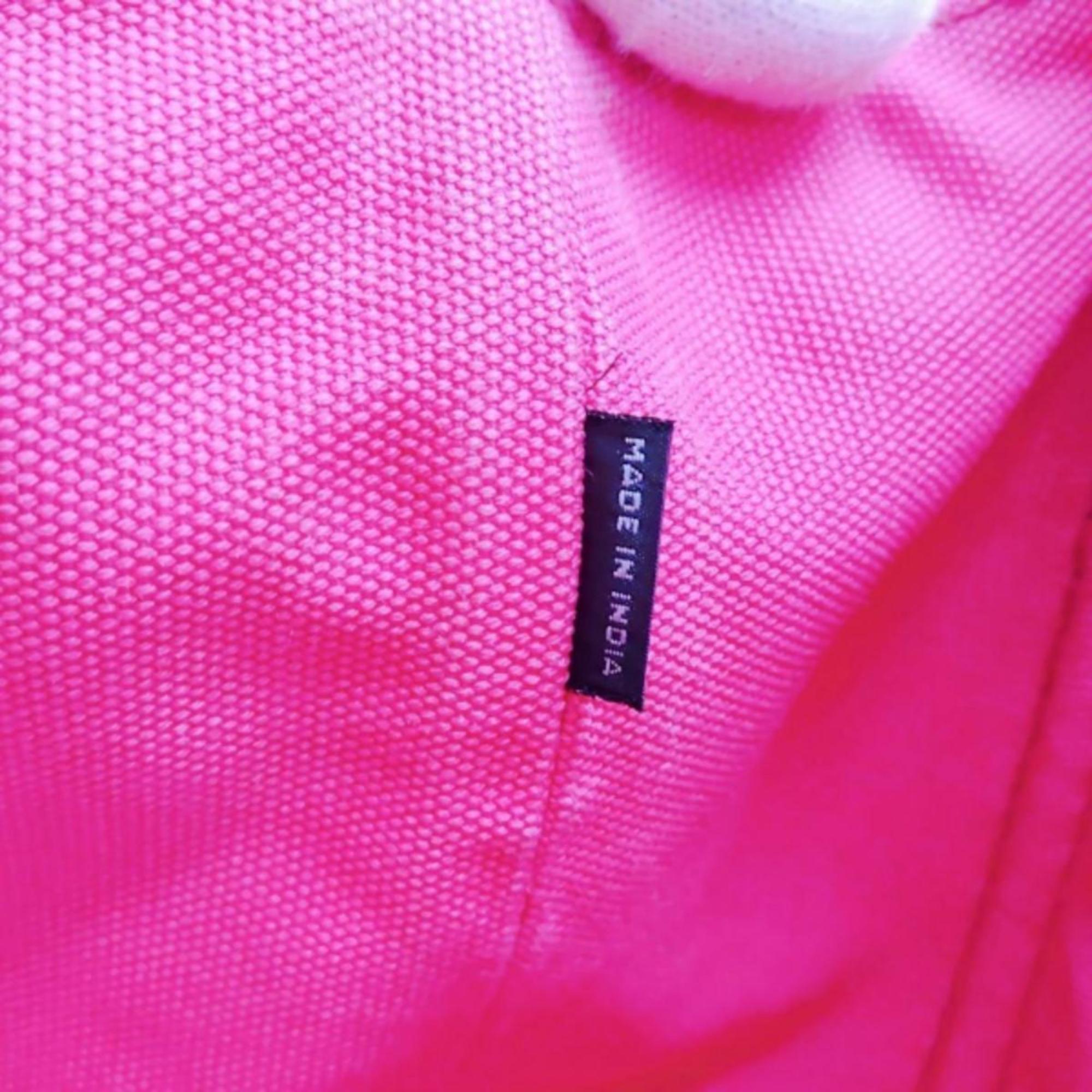 Prada Pink Canvas Tote Bag (Pre-Owned)