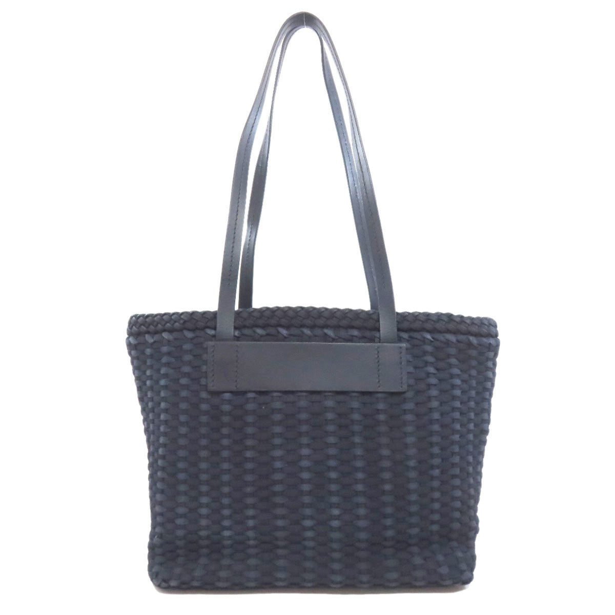 Miu Miu Blue Canvas Tote Bag (Pre-Owned)