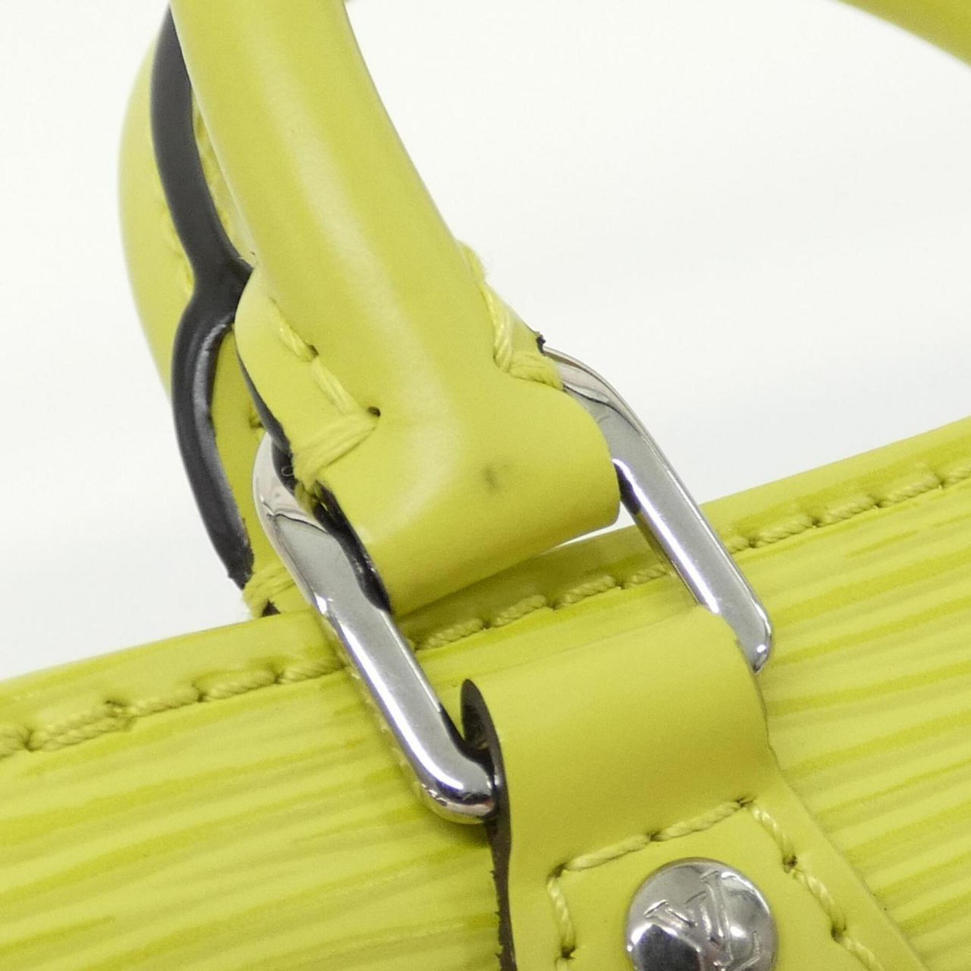 Louis Vuitton Yellow Leather Handbag (Pre-Owned)