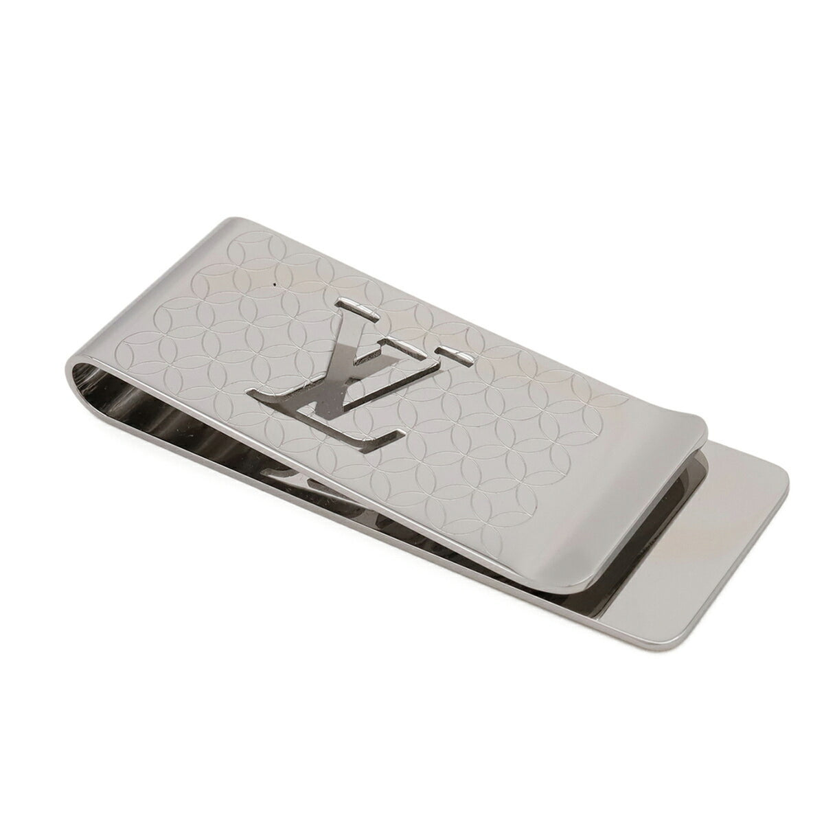 Louis Vuitton Silver Stainless Steel Money Clip (Pre-Owned)