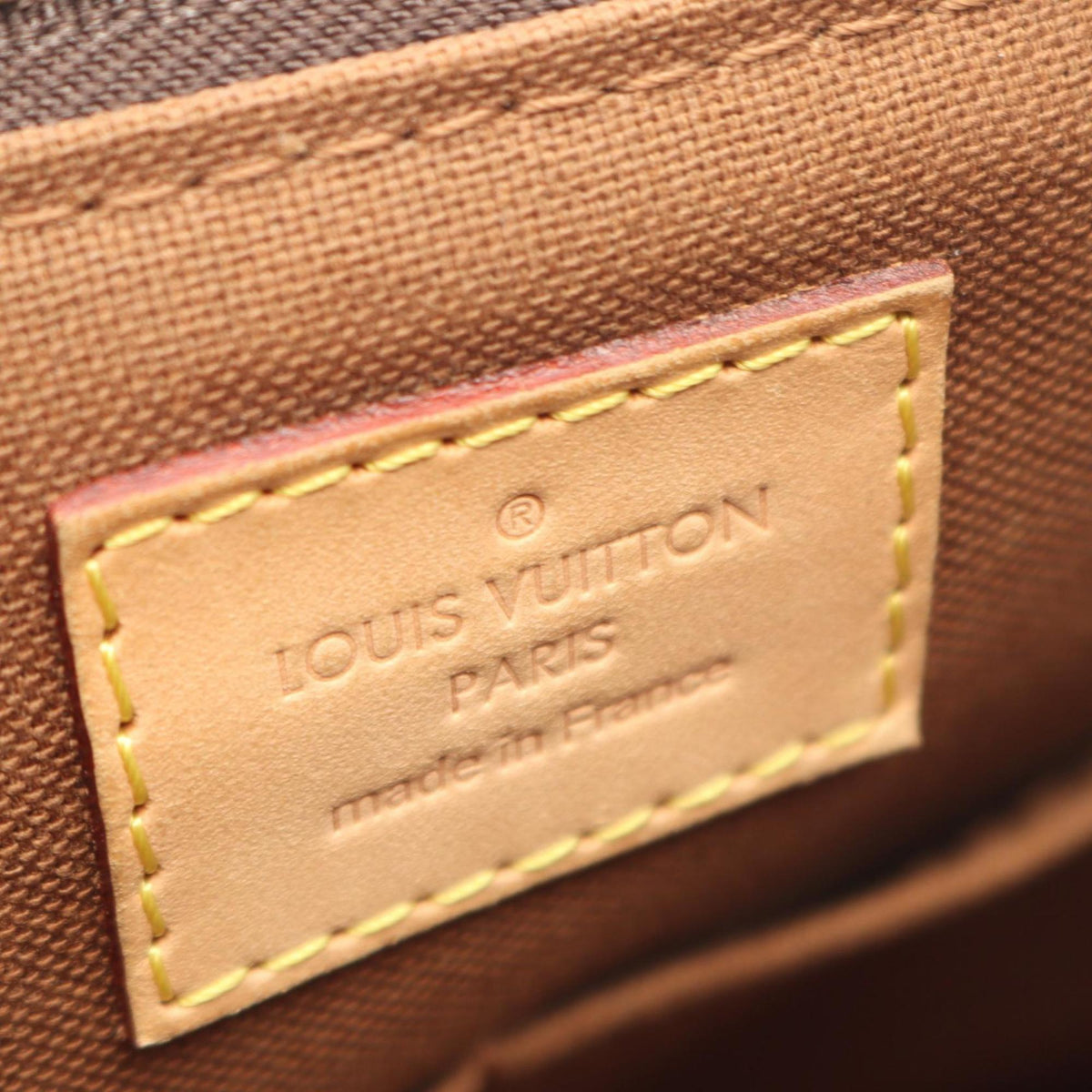 Louis Vuitton Brown Coated Canvas Pvc Monogram Leather Handbag (Pre-Owned)