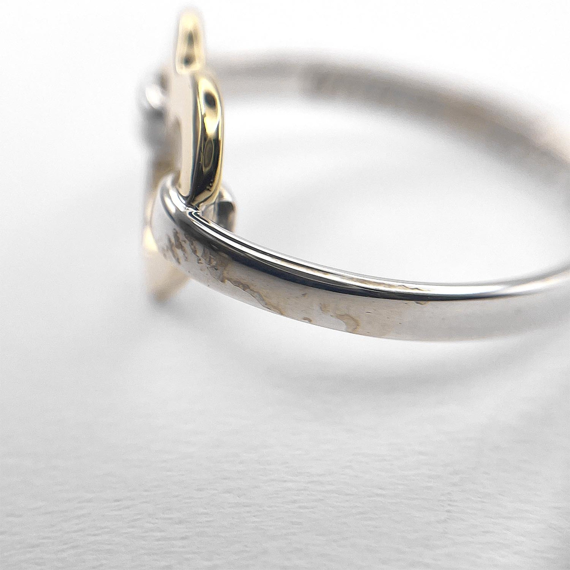 Tiffany Yellow Gold (18K) Silver 925 Band Ring (Pre-Owned)