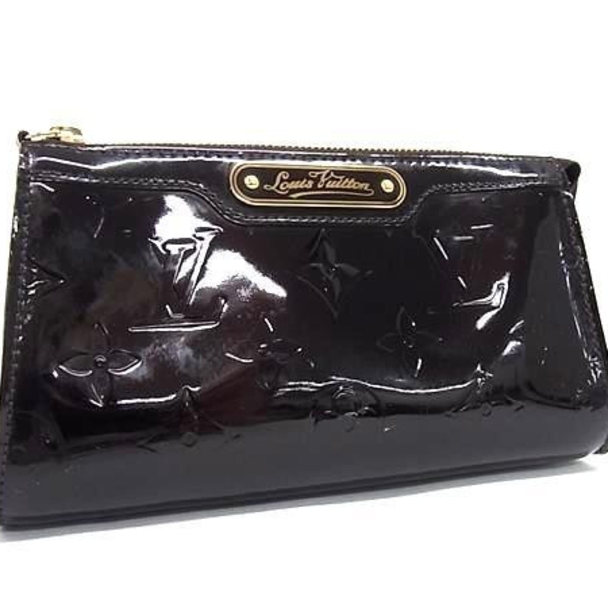 Louis Vuitton Amarante Monogram Vernis Pouch (Pre-Owned)