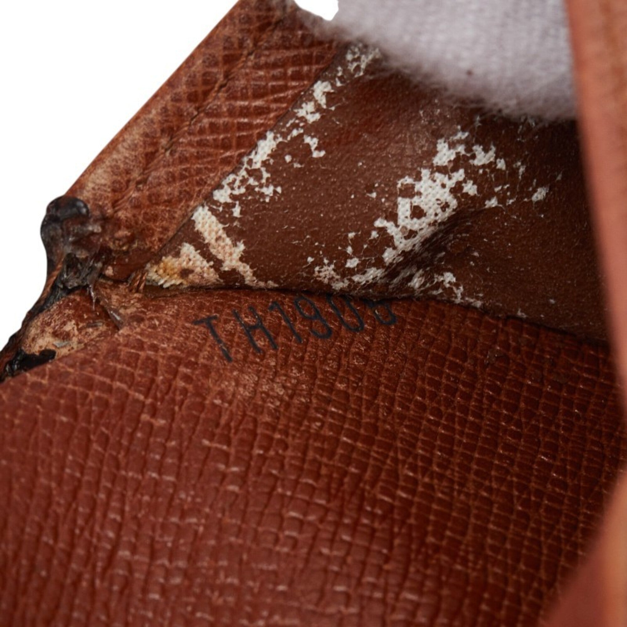 Louis Vuitton Brown Pvc Leather Wallet (Tri-Fold) (Pre-Owned)